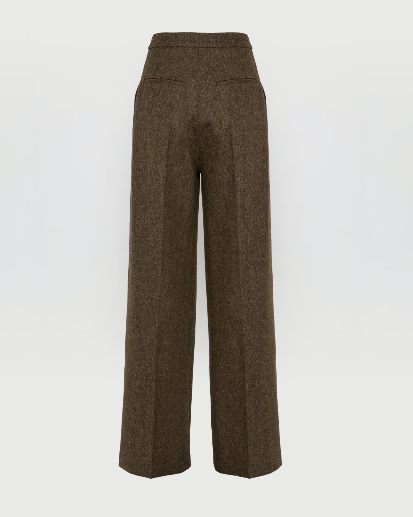 Flannel tailored trousers -Yves Salomon