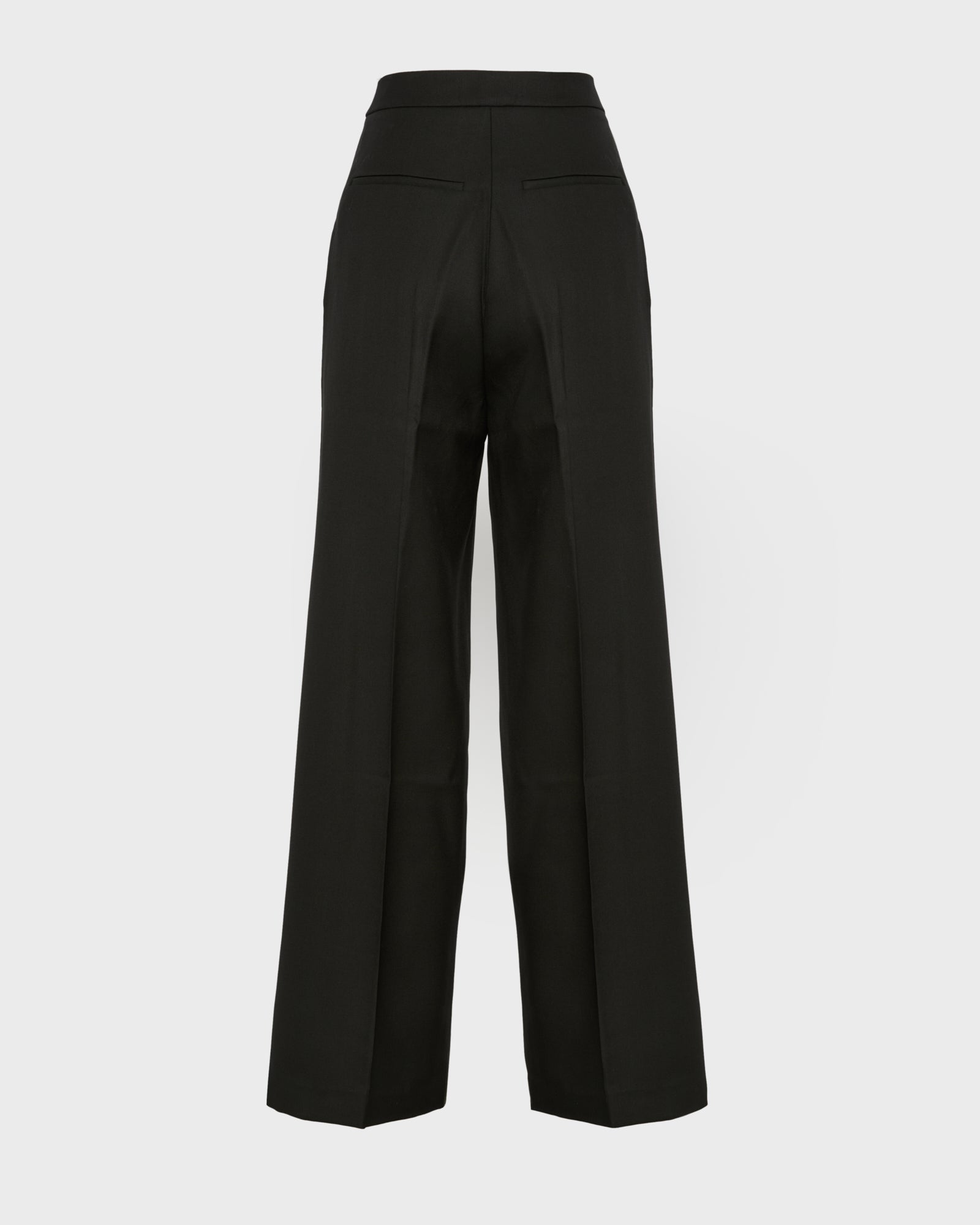 Flannel tailored trousers -Yves Salomon