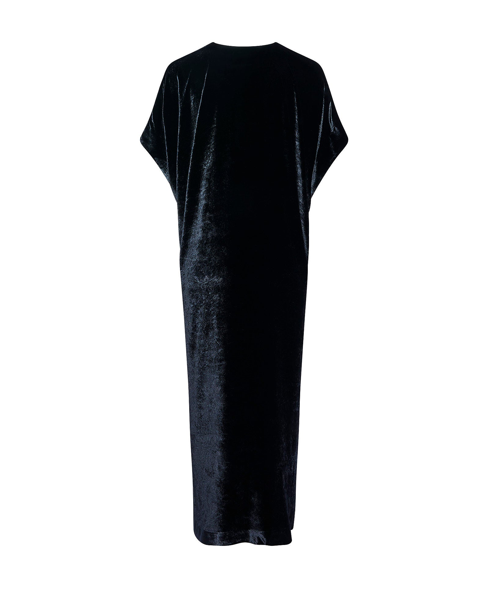 Flowing velvet draped dress - Yves Salomon