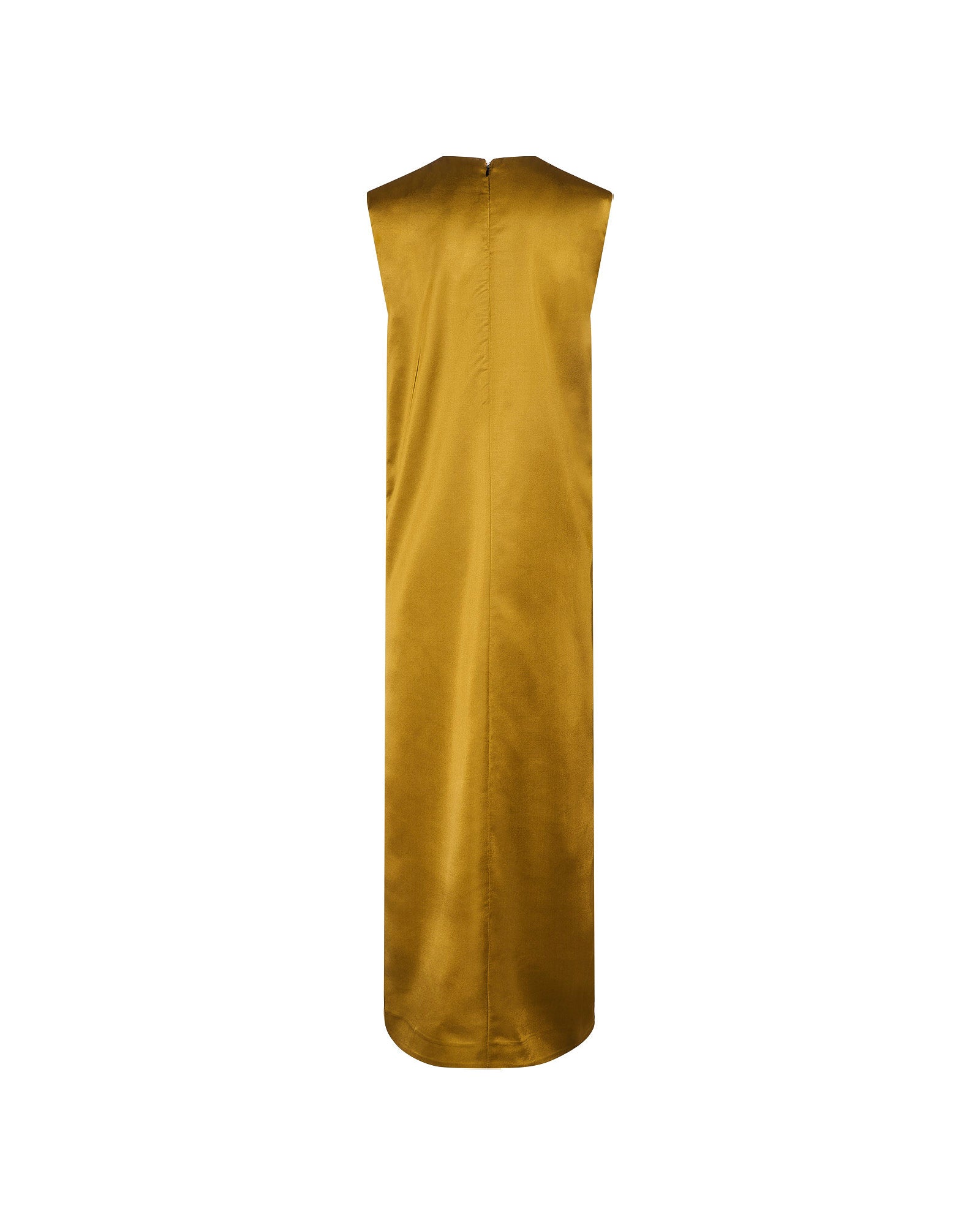Heavy wool satin maxi dress - Yves Salomon