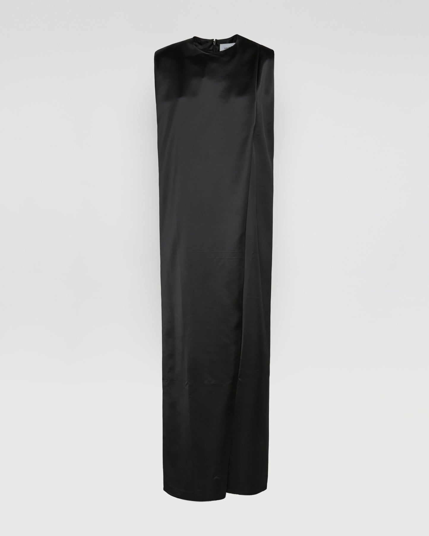Heavy wool satin maxi dress -Yves Salomon