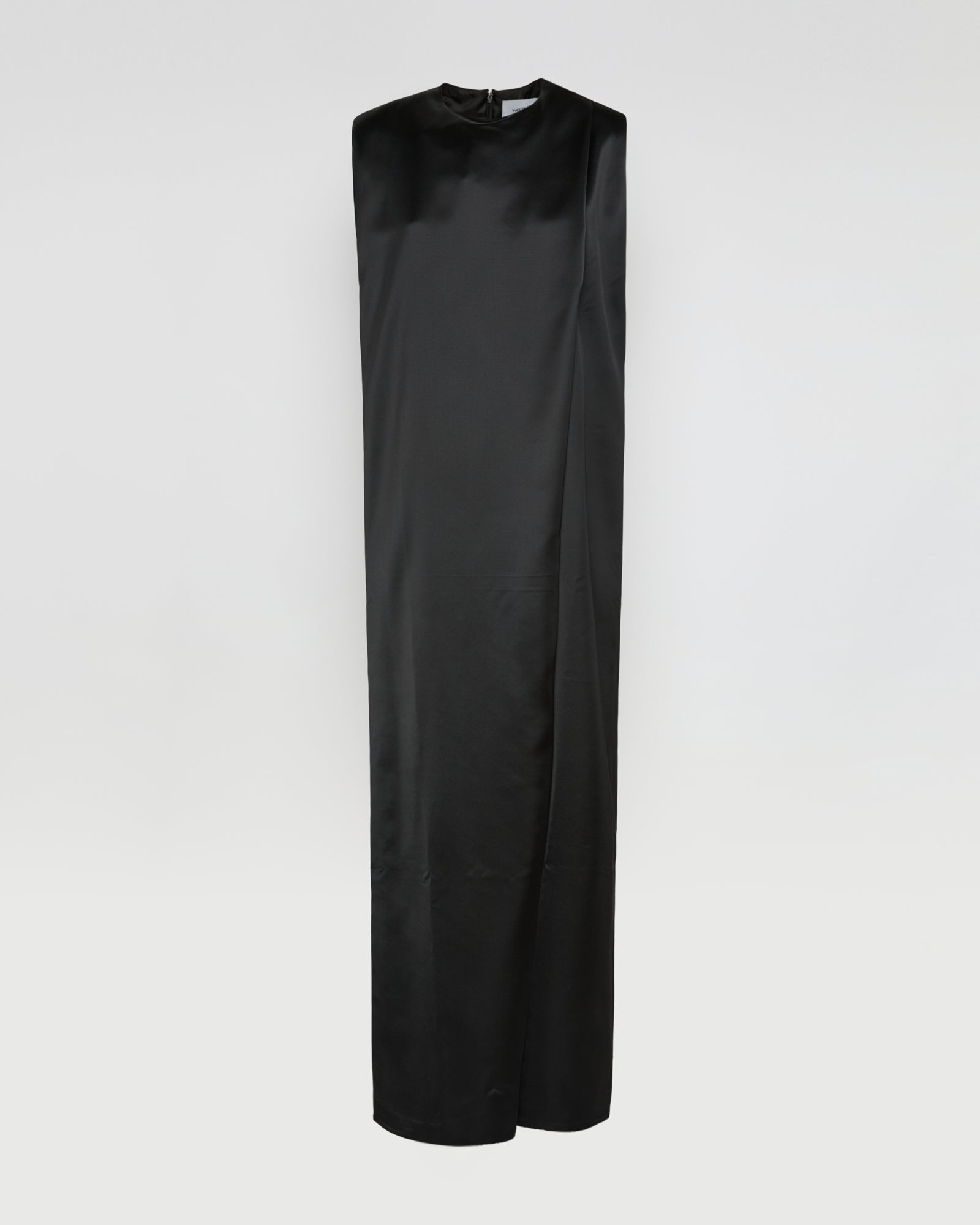 Heavy wool satin maxi dress -Yves Salomon