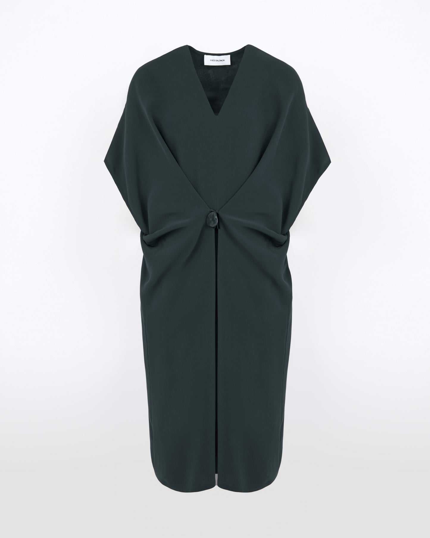 Draped dress in silk crepe - Yves Salomon - New Fall/Winter Collection