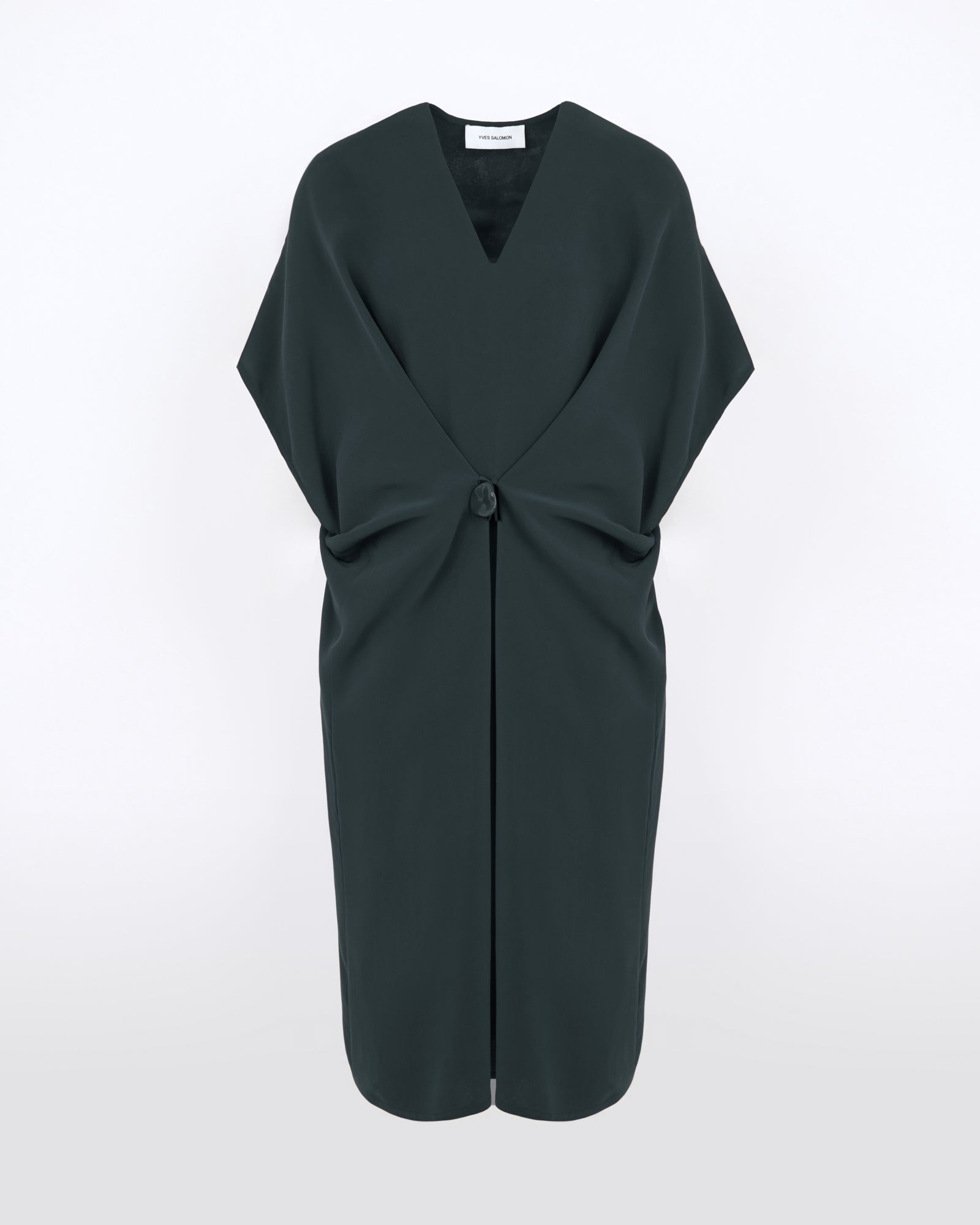 Draped dress in silk crepe - Yves Salomon - New Fall/Winter Collection