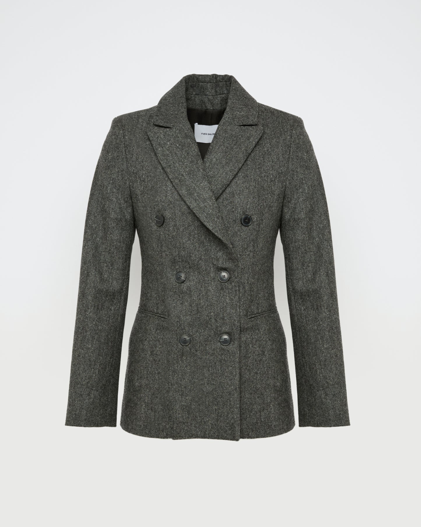 Flannel tailored jacket