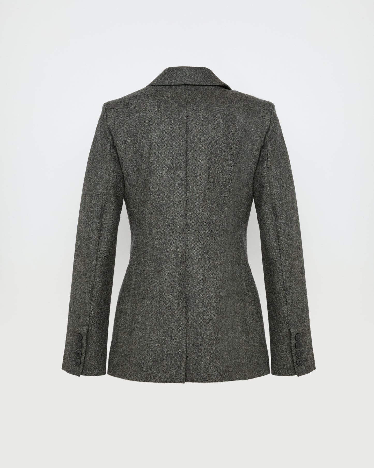 Flannel tailored jacket