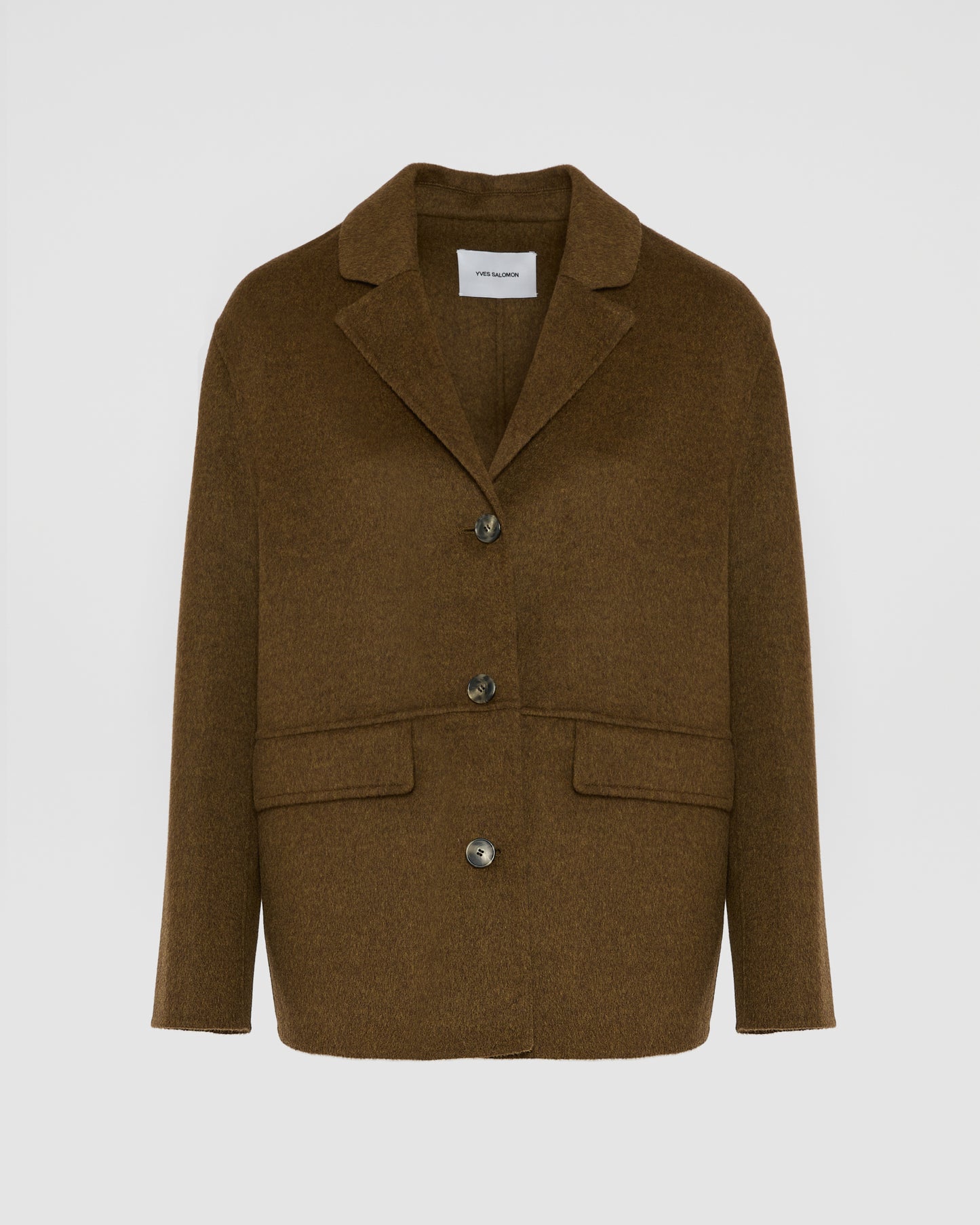 Double-sided cashmere-blend jacket