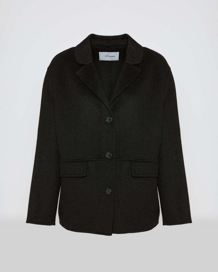 Double-sided cashmere-blend jacket