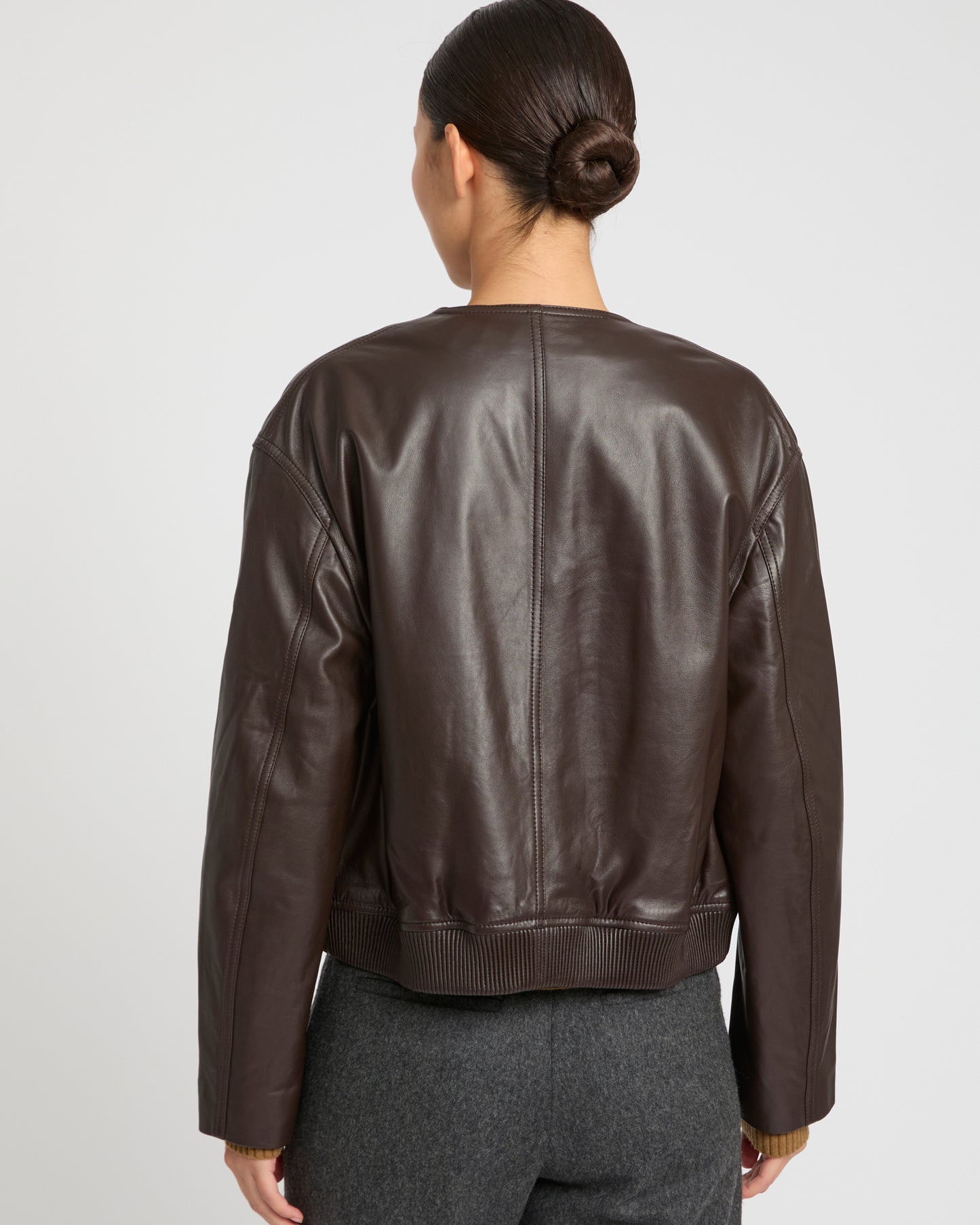 Lamb leather jacket