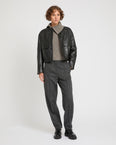 Lamb leather jacket