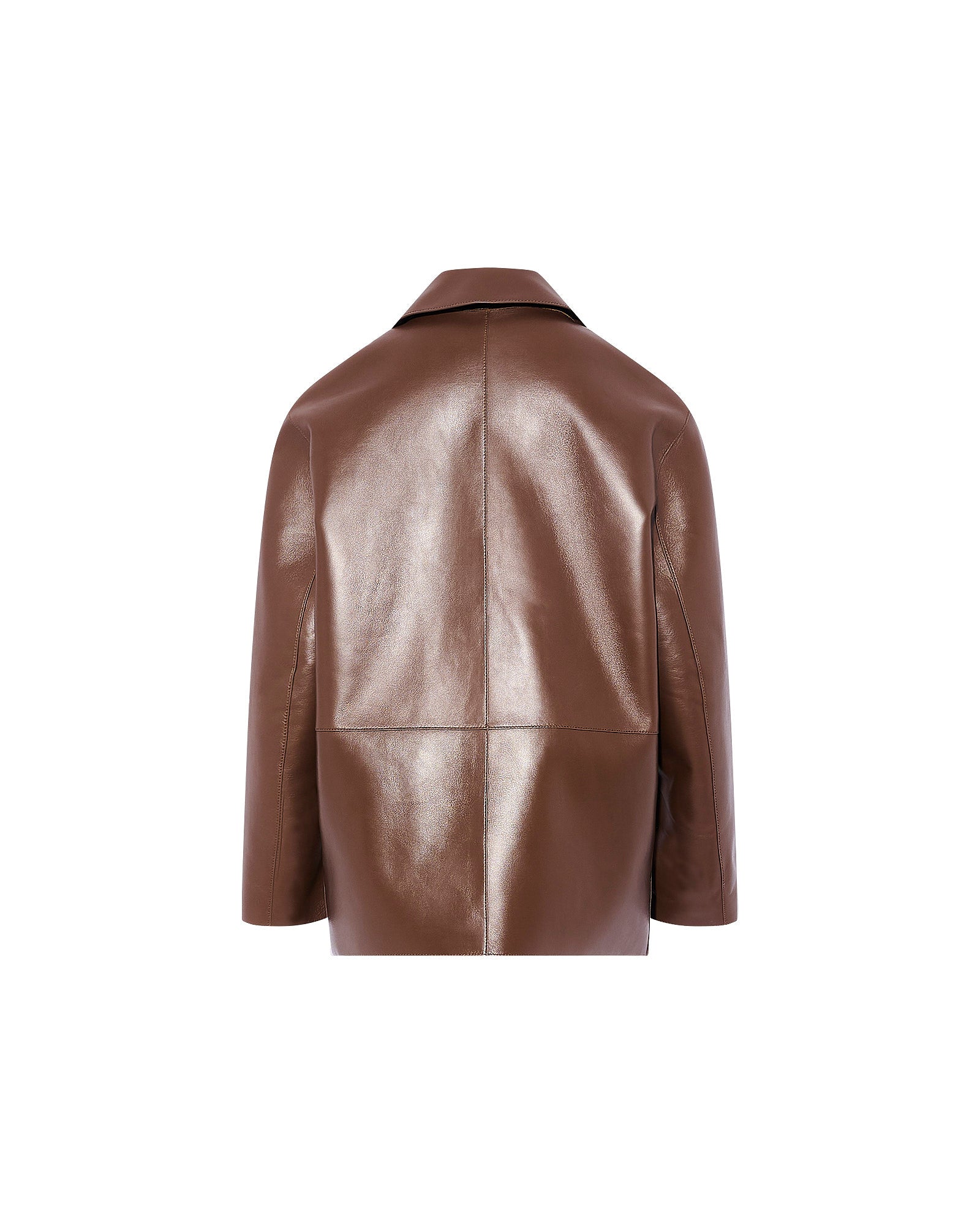 Woollen bonded leather jacket - Yves Salomon