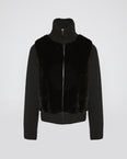 Mink fur and Merino knit jacket
