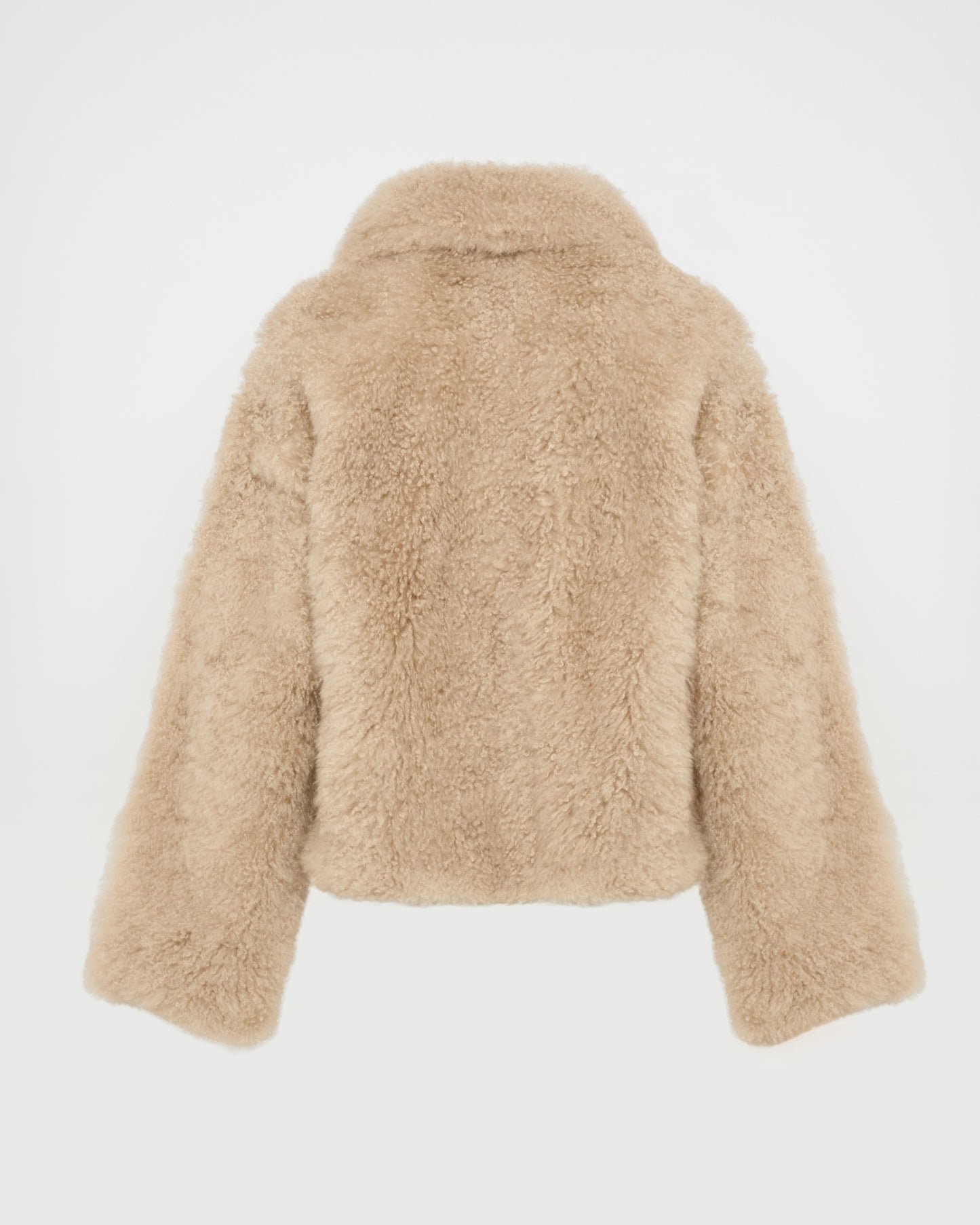 Cashmere lambskin and Merino knit jacket