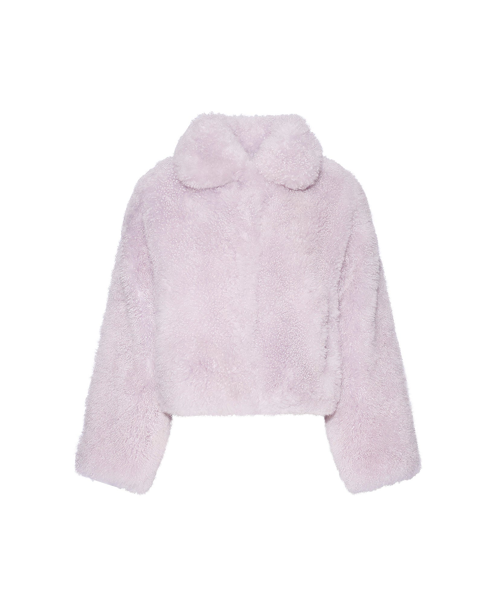 Cashmere lambskin and Merino knit jacket - Yves Salomon