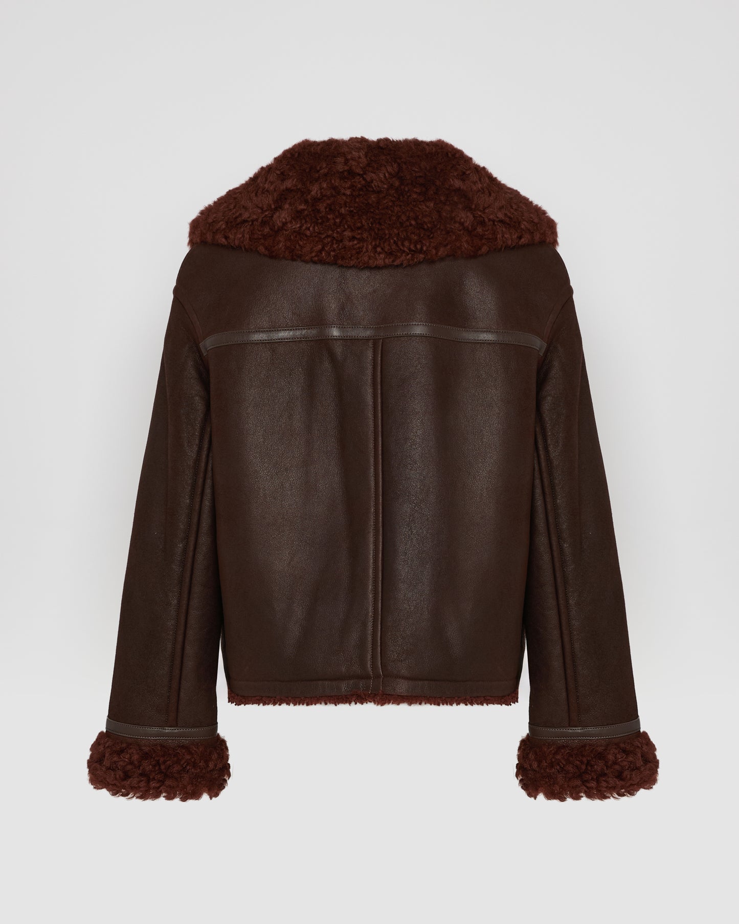 Gonfio Merino lambskin boxy jacket - Yves Salomon