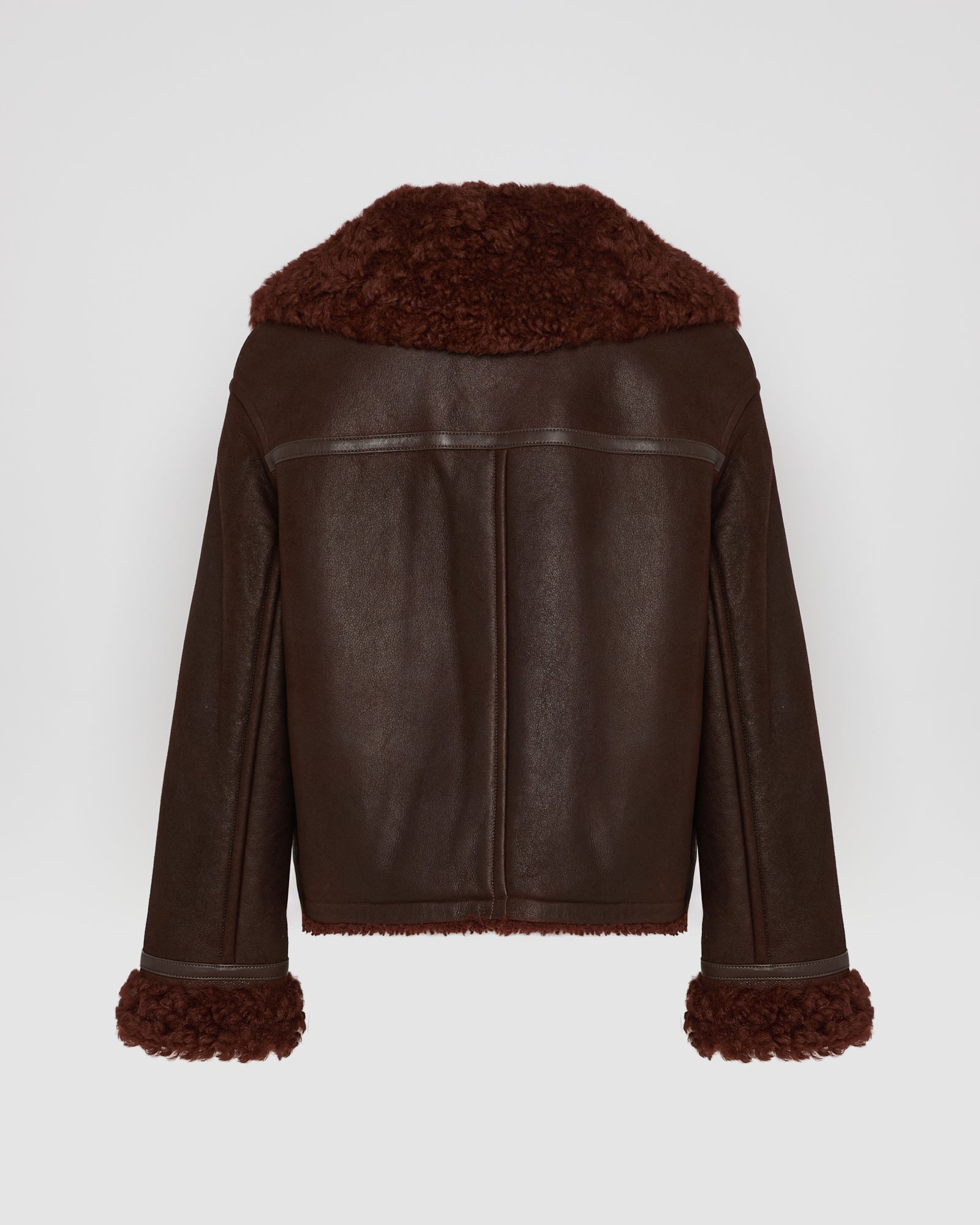Gonfio Merino lambskin boxy jacket - Yves Salomon