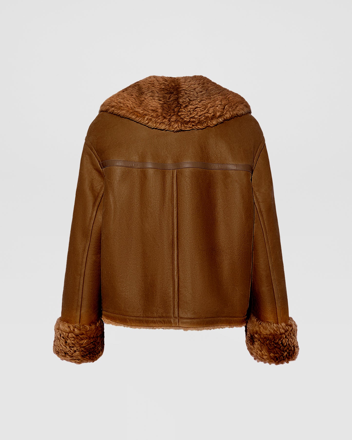 Gonfio Merino lambskin boxy jacket - Yves Salomon