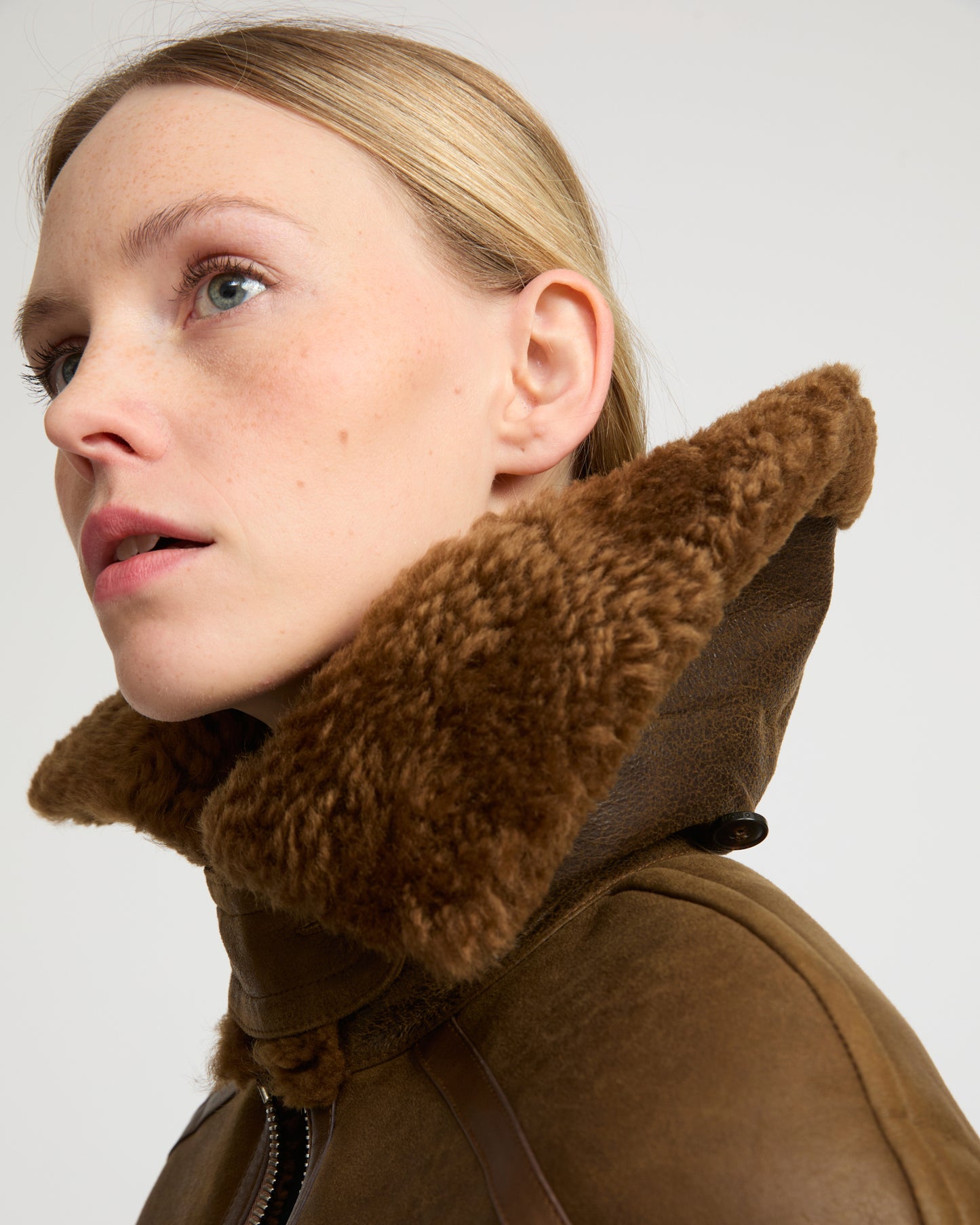 Gonfio Merino lambskin boxy jacket - Yves Salomon
