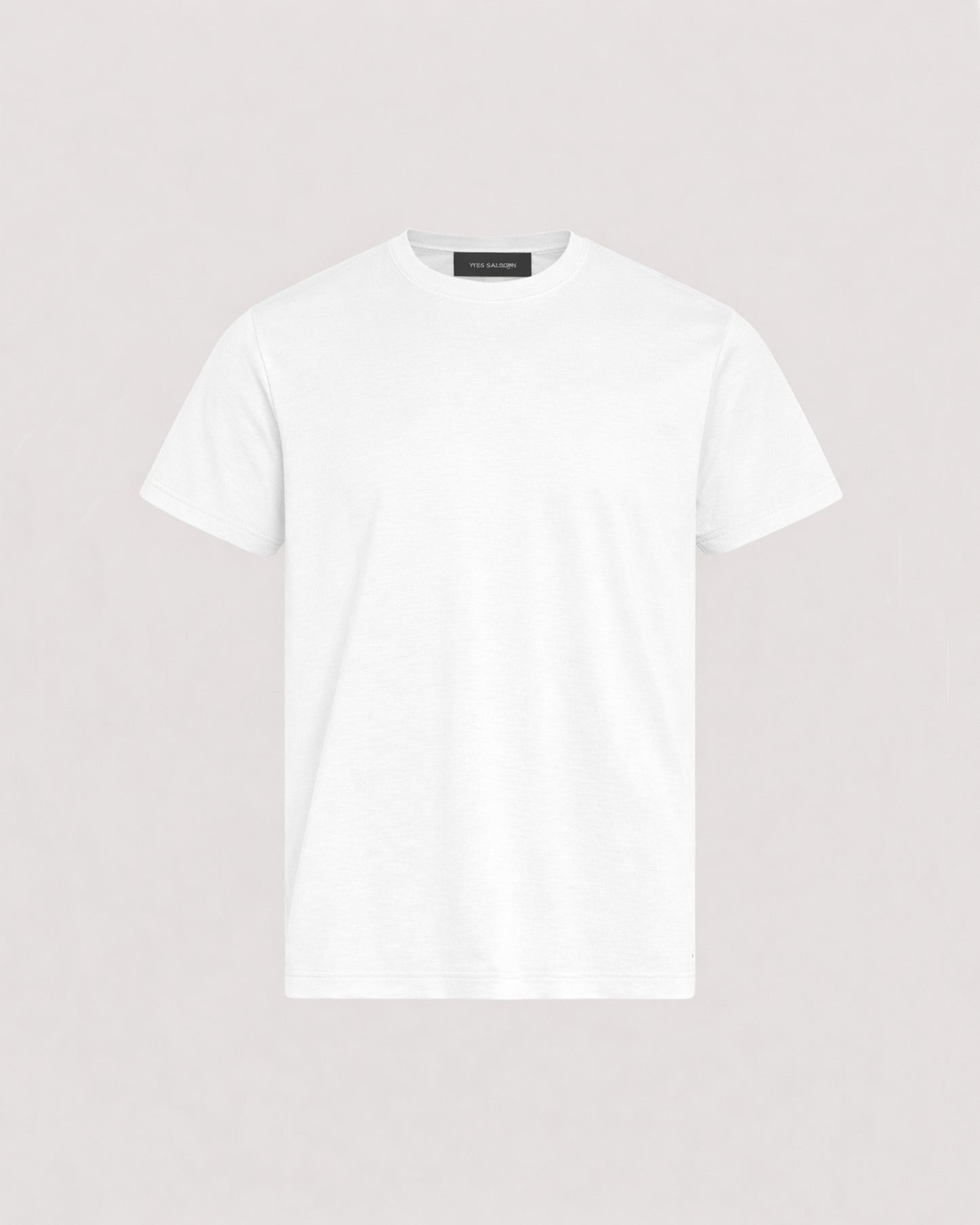 Cotton-silk interlock T-shirt