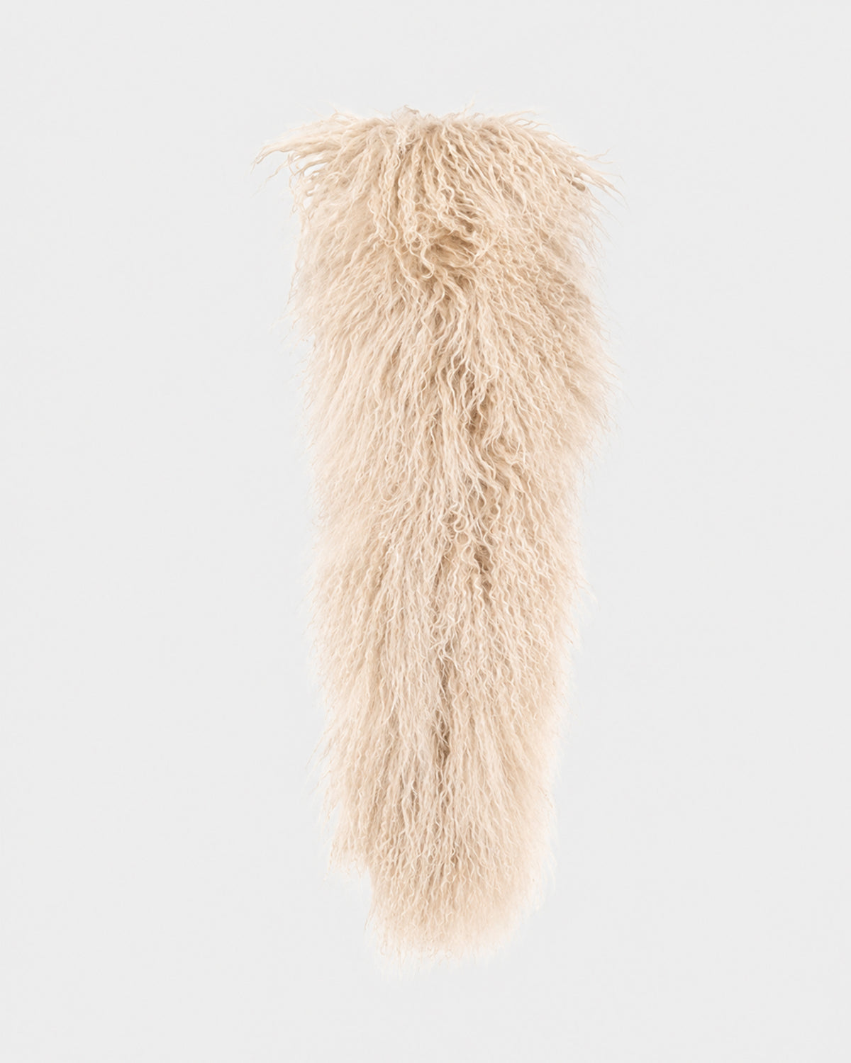 Mongolian shearling scarf