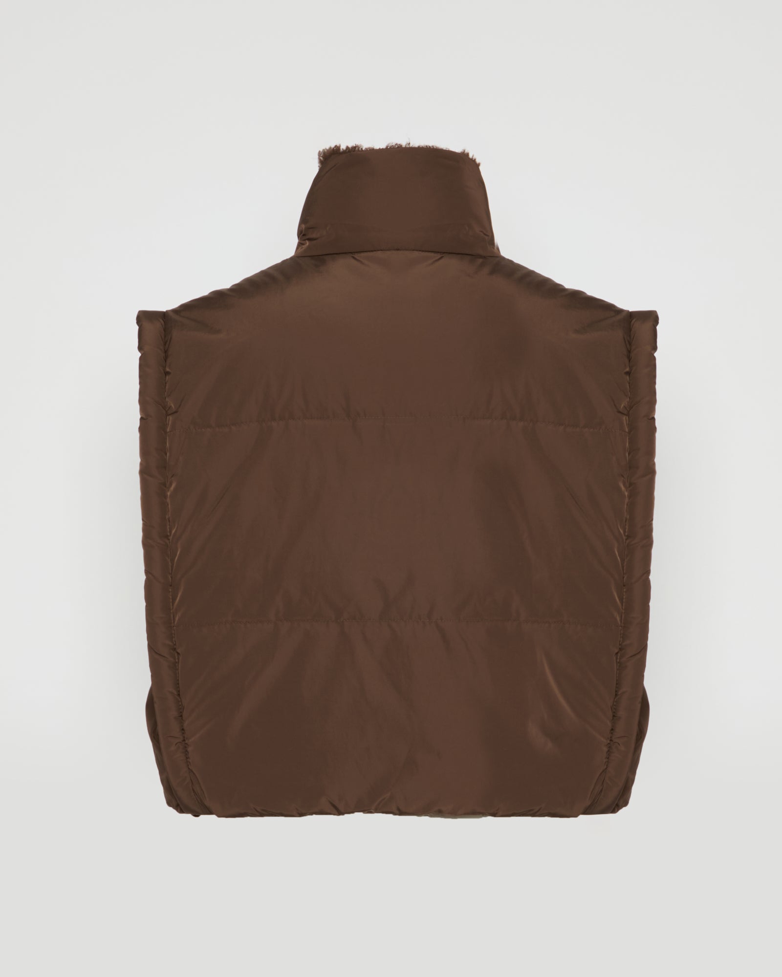 Winter sale & boxing day Yves Salomon -Technical fabric and merinillo padded hood bib