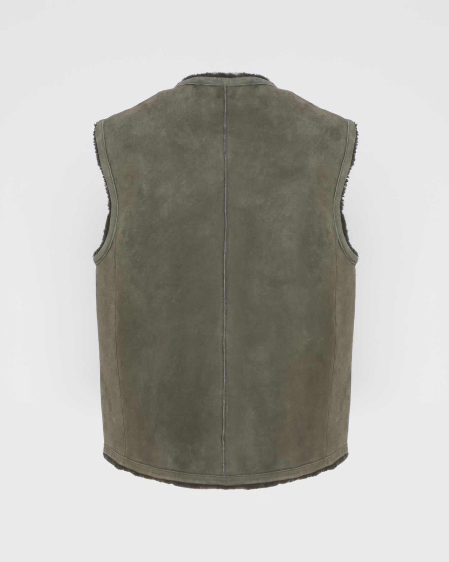 Curly merino down gilet -Yves Salomon