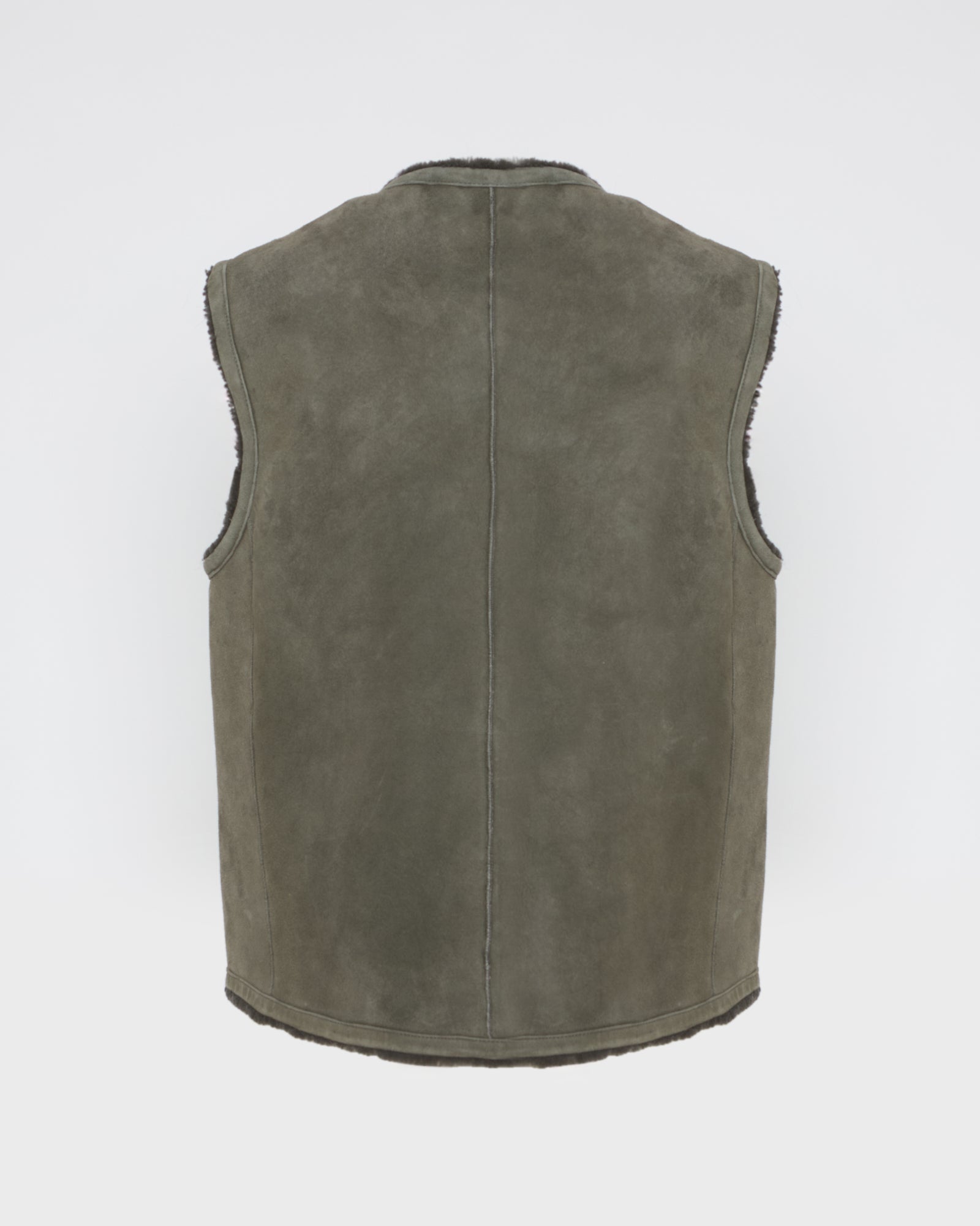 Curly merino down gilet -Yves Salomon