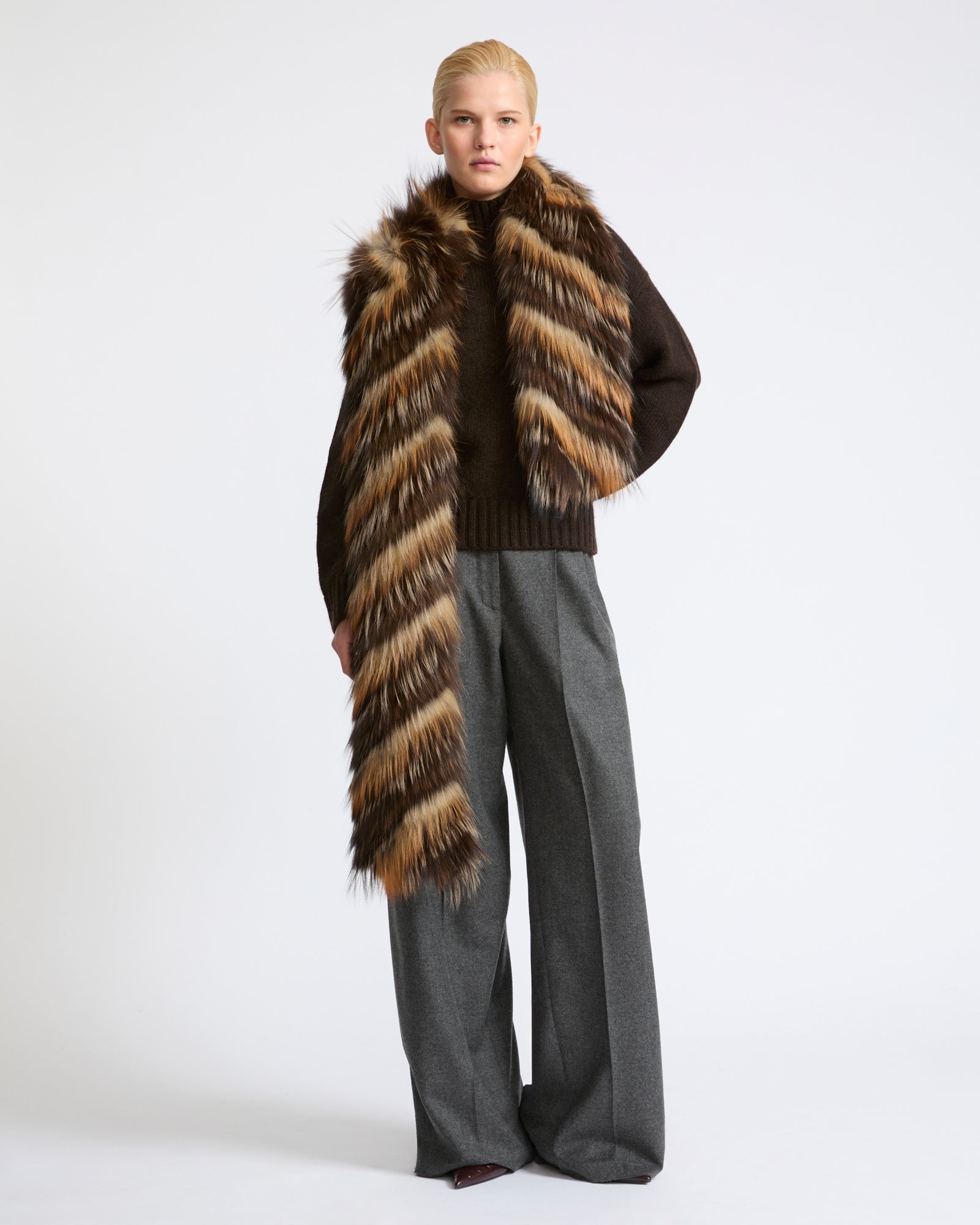Women's Scarves & Shawls — Cashmere, Silk & Fur | Yves Salomon