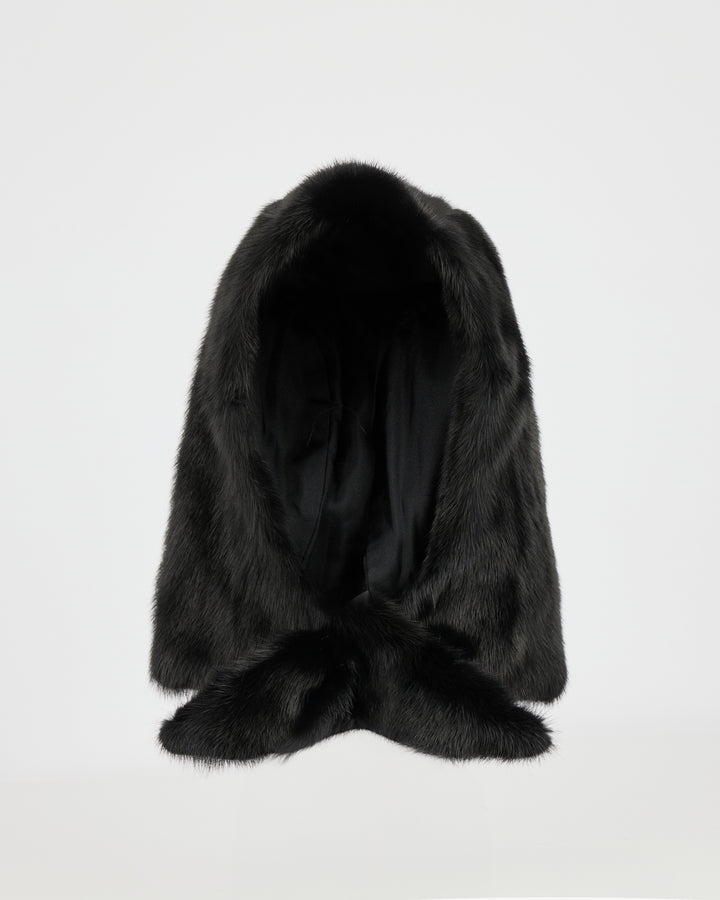 Mink fur hood - New Fall/Winter Collection