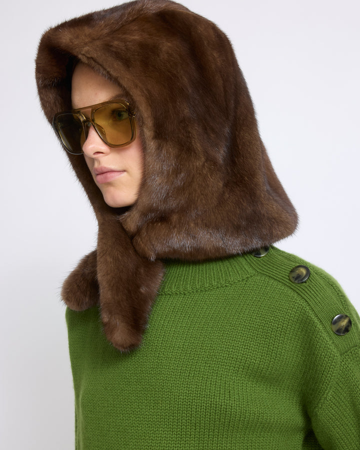 Mink fur hood - Yves Salomon - New Fall/Winter Collection