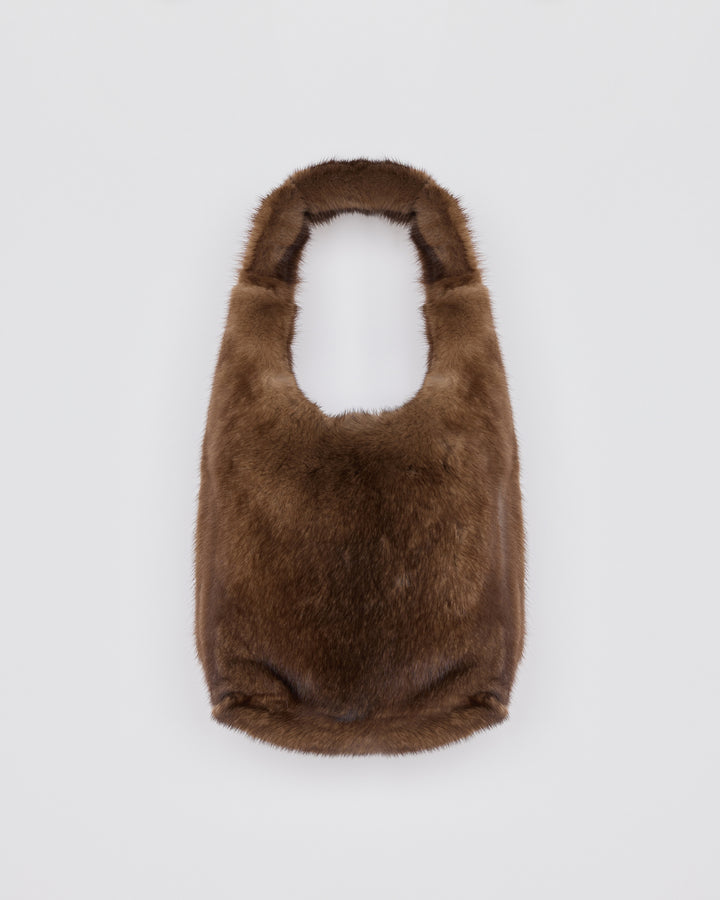 Mink fur bag with lamnskin details - Yves Salomon - New Fall/Winter Collection