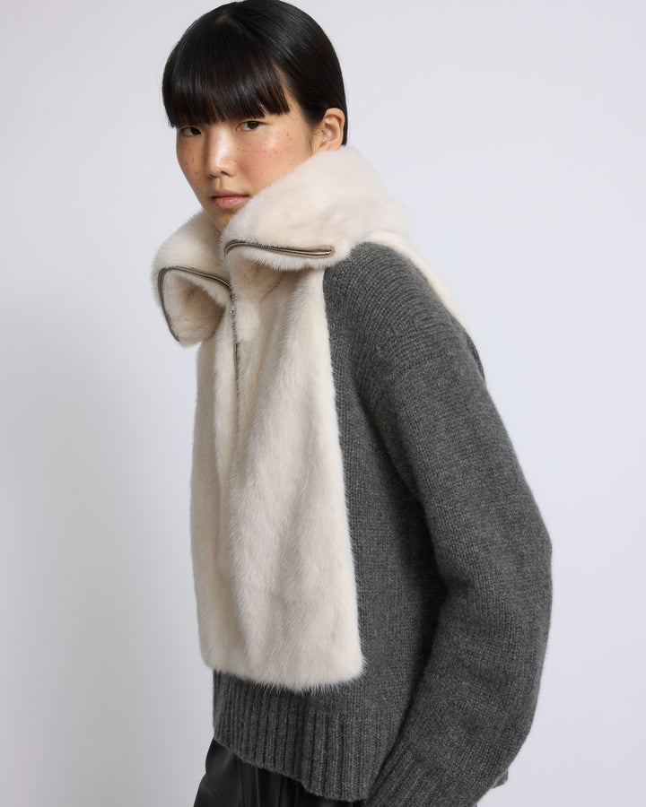 Mink fur bib - Yves Salomon - New Fall/Winter Collection