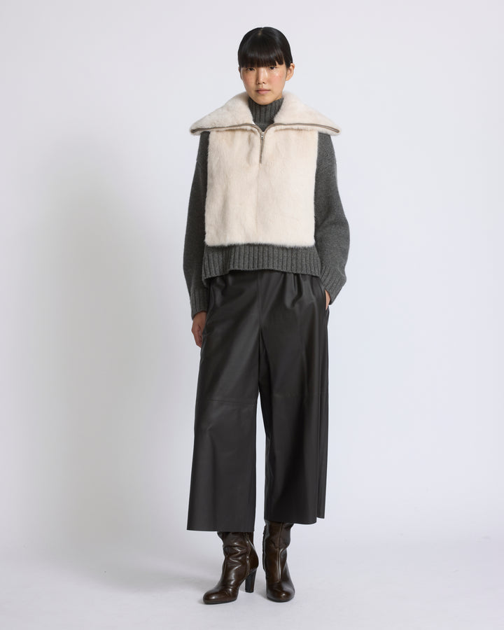 Mink fur bib - Yves Salomon - New Fall/Winter Collection