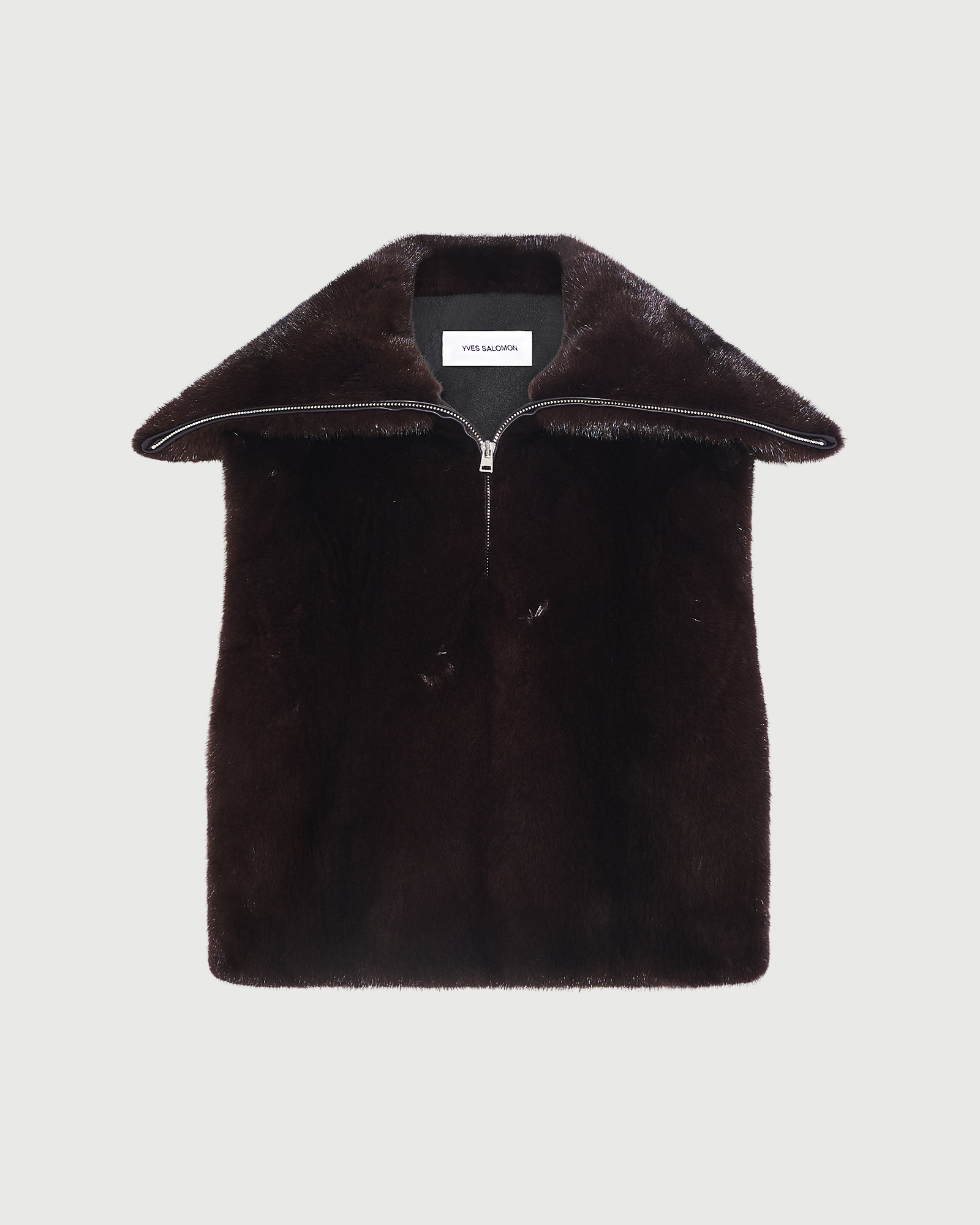 Mink fur bib - Yves Salomon - New Fall Winter Collection