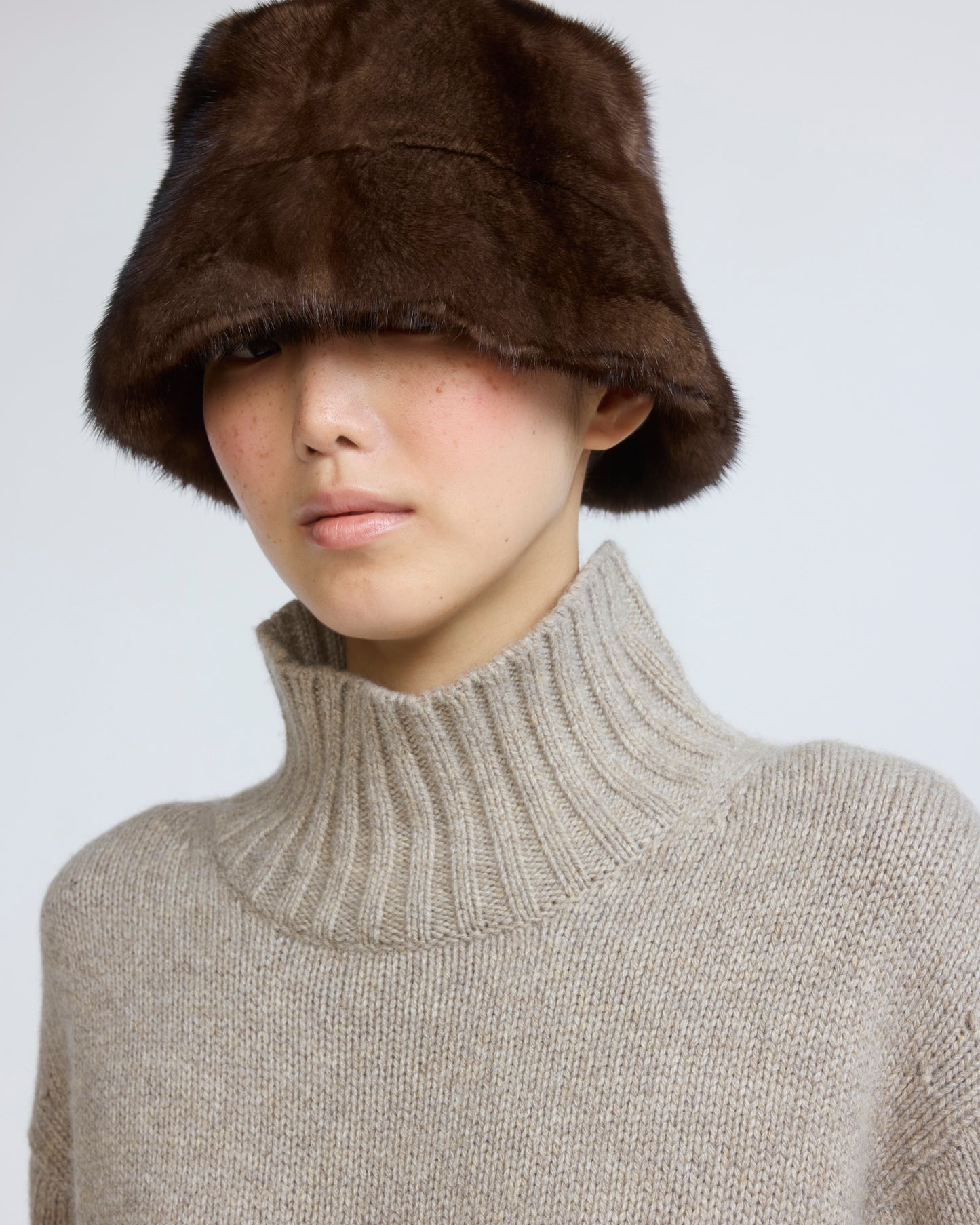 Mink fur bucket hat - Yves Salomon - New Fall/Winter Collection