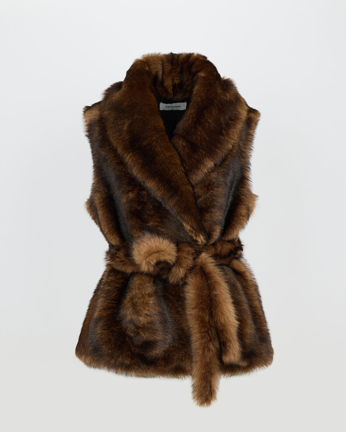 Sleeveless gilet in Toscana lambskin - Yves Salomon - New Fall/Winter Collection
