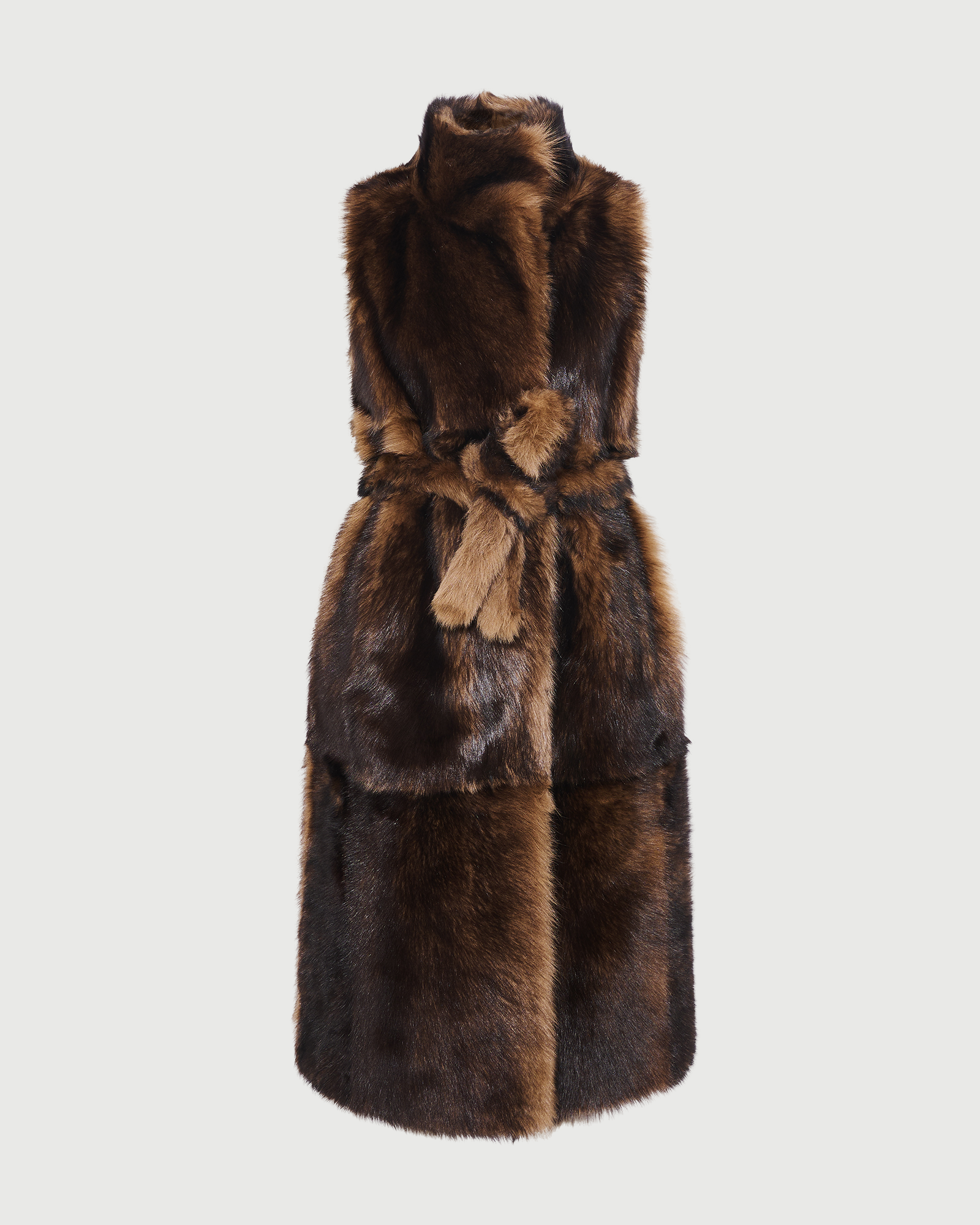 Long Toscana lambskin sleeveless gilet - Yves Salomon - New Fall Winter Collection