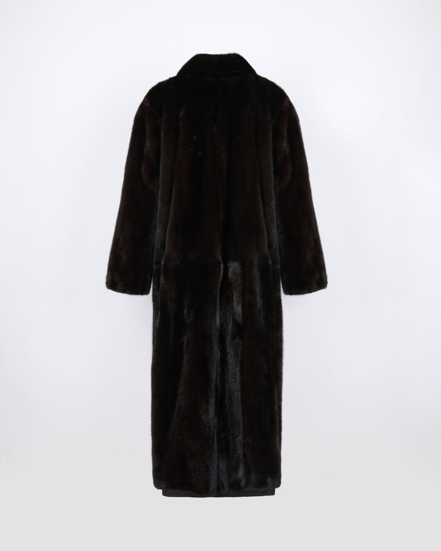 Long reversible coat in water-repellent technical fabric and mink fur - Yves Salomon - New Fall/Winter Collection