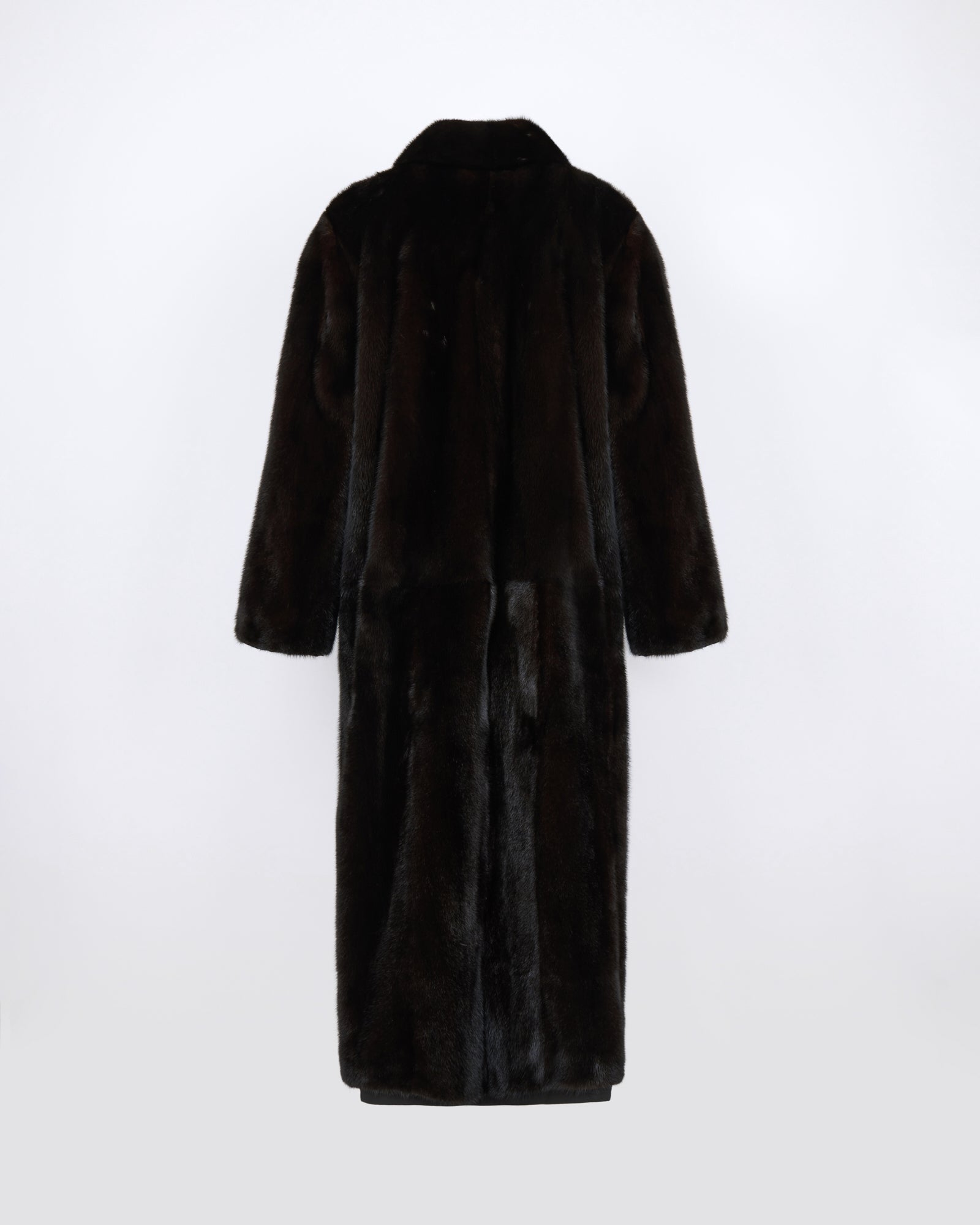 Long reversible coat in water-repellent technical fabric and mink fur - Yves Salomon - New Fall/Winter Collection