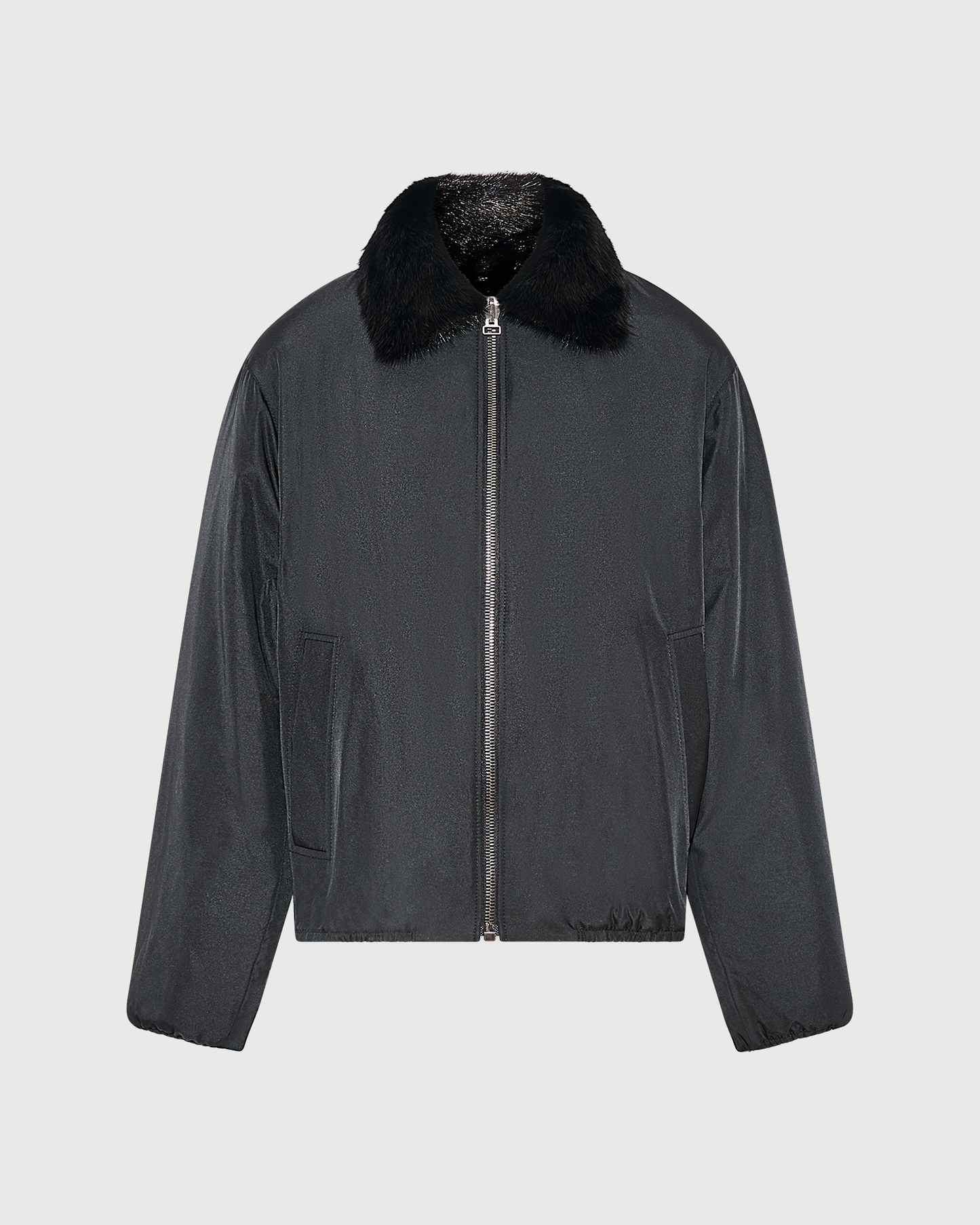 Reversible water-repellent technical fabric bomber with mink fur - Yves Salomon - New Fall Winter Collection