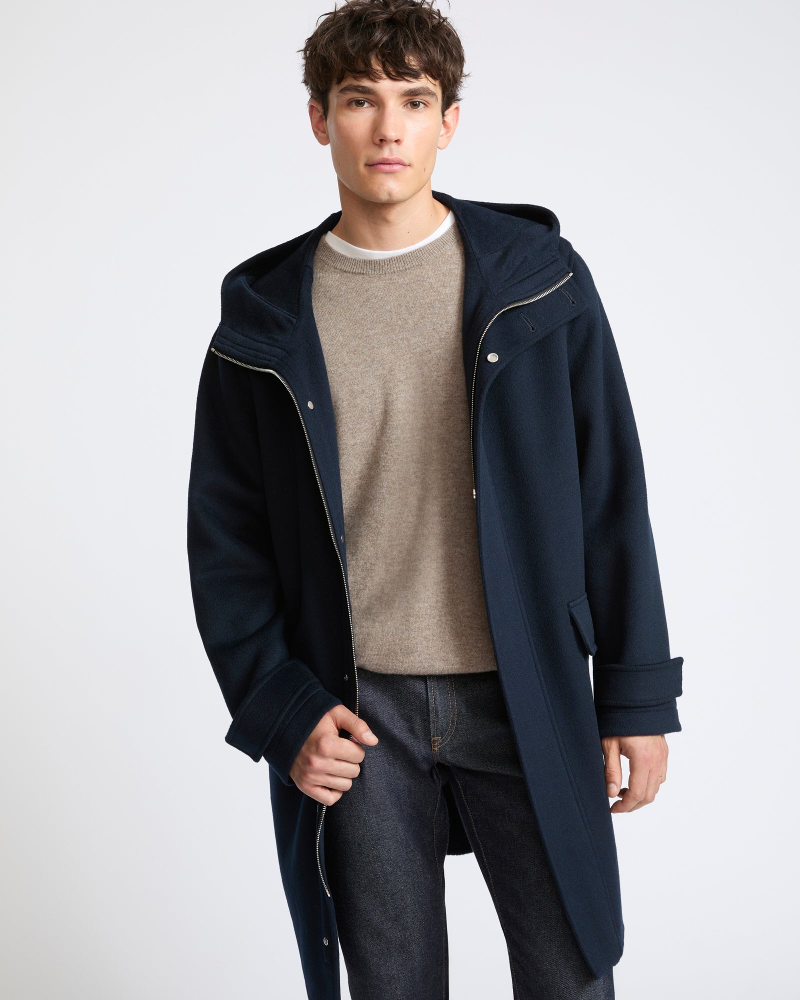 double-sided cashmere hooded coat - Yves Salomon - New Fall Winter Collection