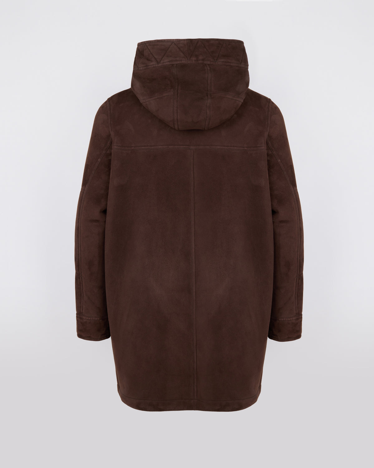 Suede lambskin shearling parka with curly wool - Yves Salomon - New Fall/Winter Collection