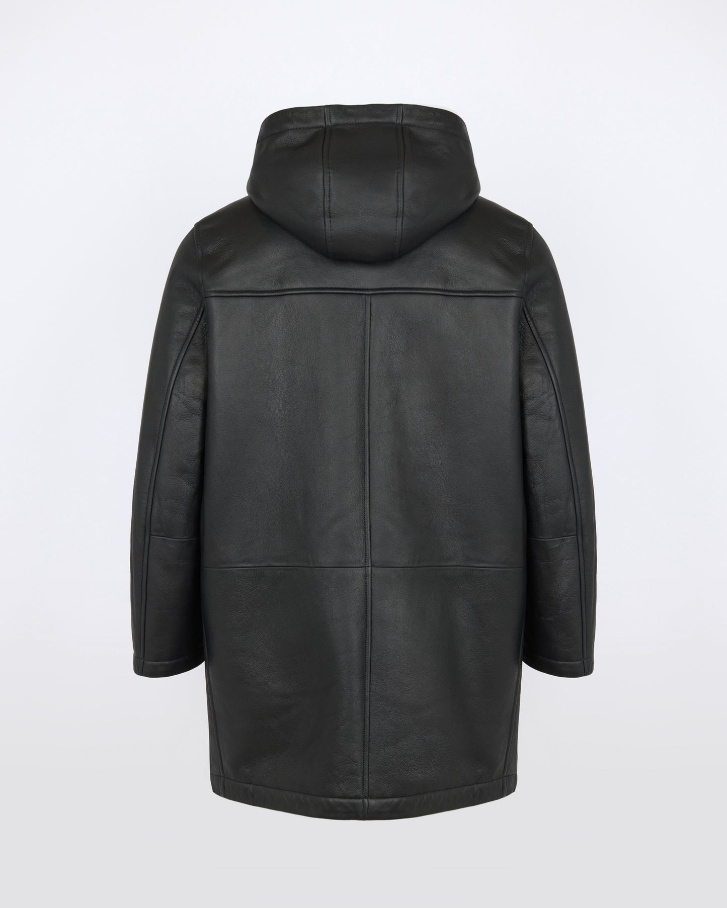 Silky straight lambskin wool shearling hooded coat - Yves Salomon - New Fall/Winter Collection