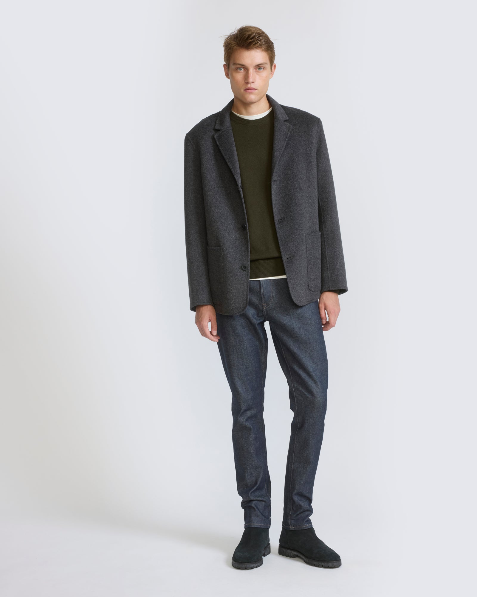 Double-sided wool and cashmere blazer - Yves Salomon - New Fall/Winter Collection