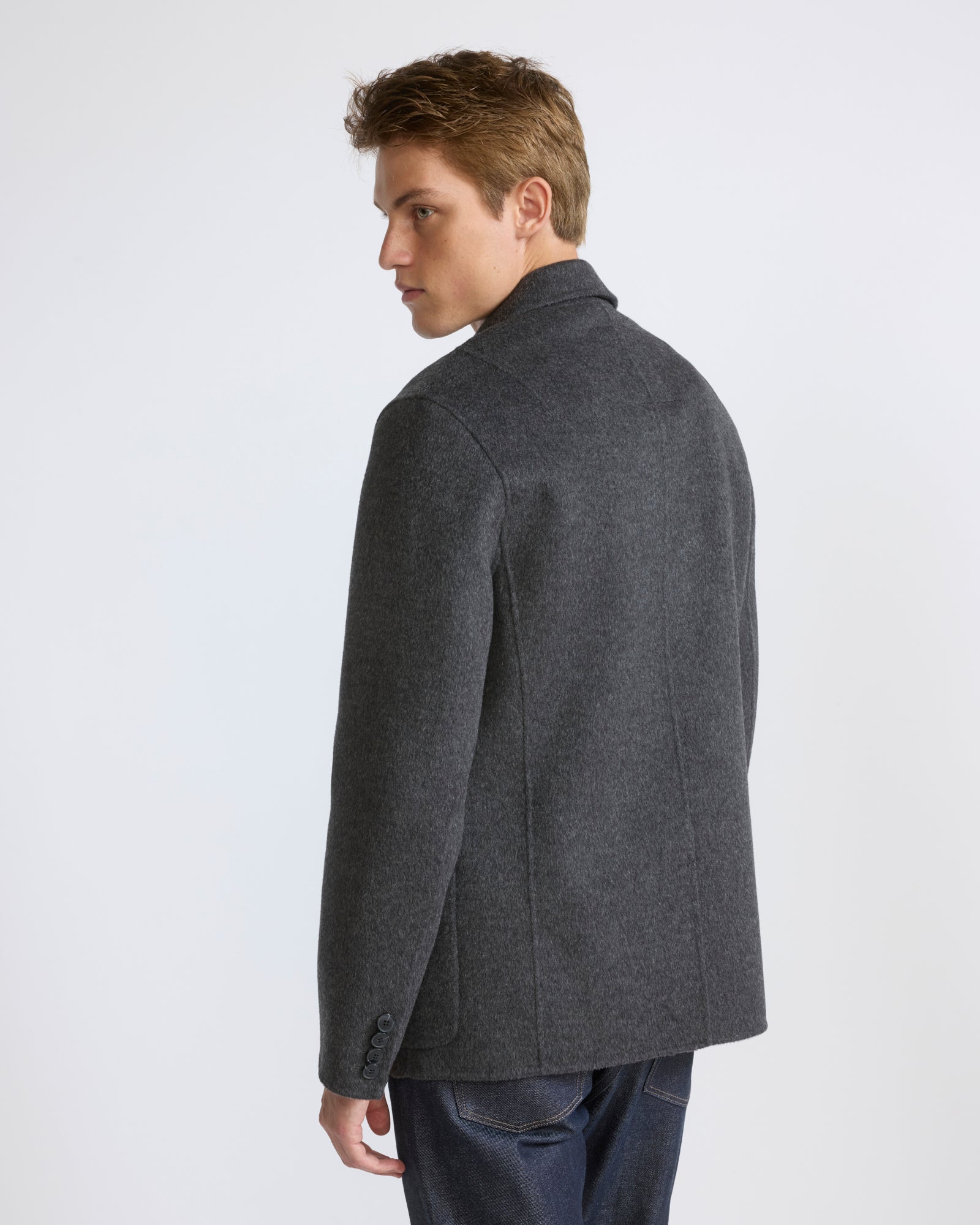 Double-sided wool and cashmere blazer - Yves Salomon - New Fall/Winter Collection