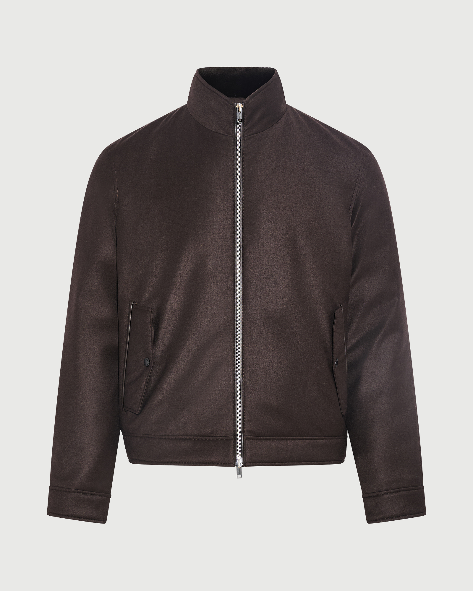 Down jacket in Loro Piana waterproof fabric with plucked mink fur trim - Yves Salomon - New Fall Winter Collection