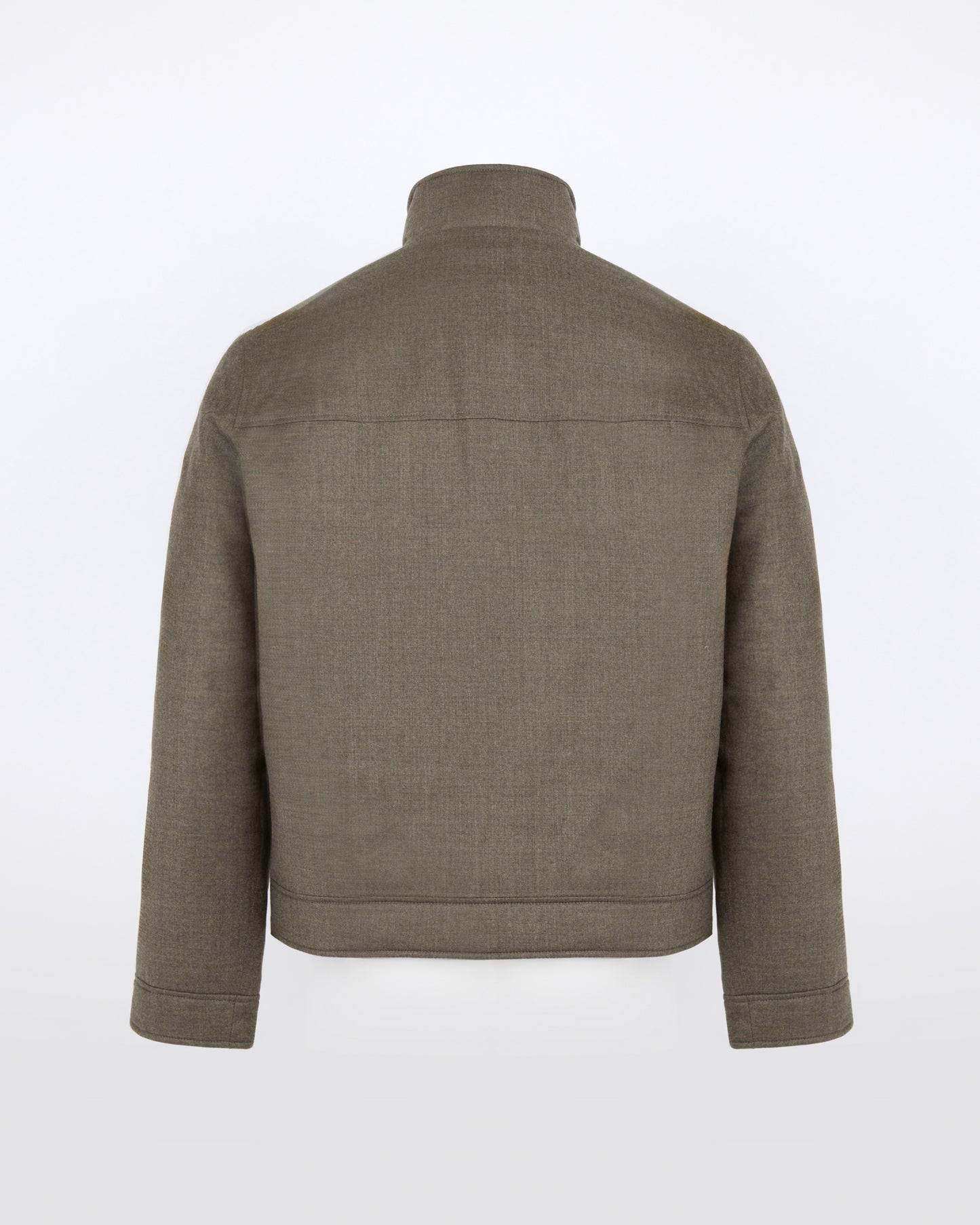 Down jacket in Loro Piana waterproof fabric with plucked mink fur trim - Yves Salomon - New Fall/Winter Collection