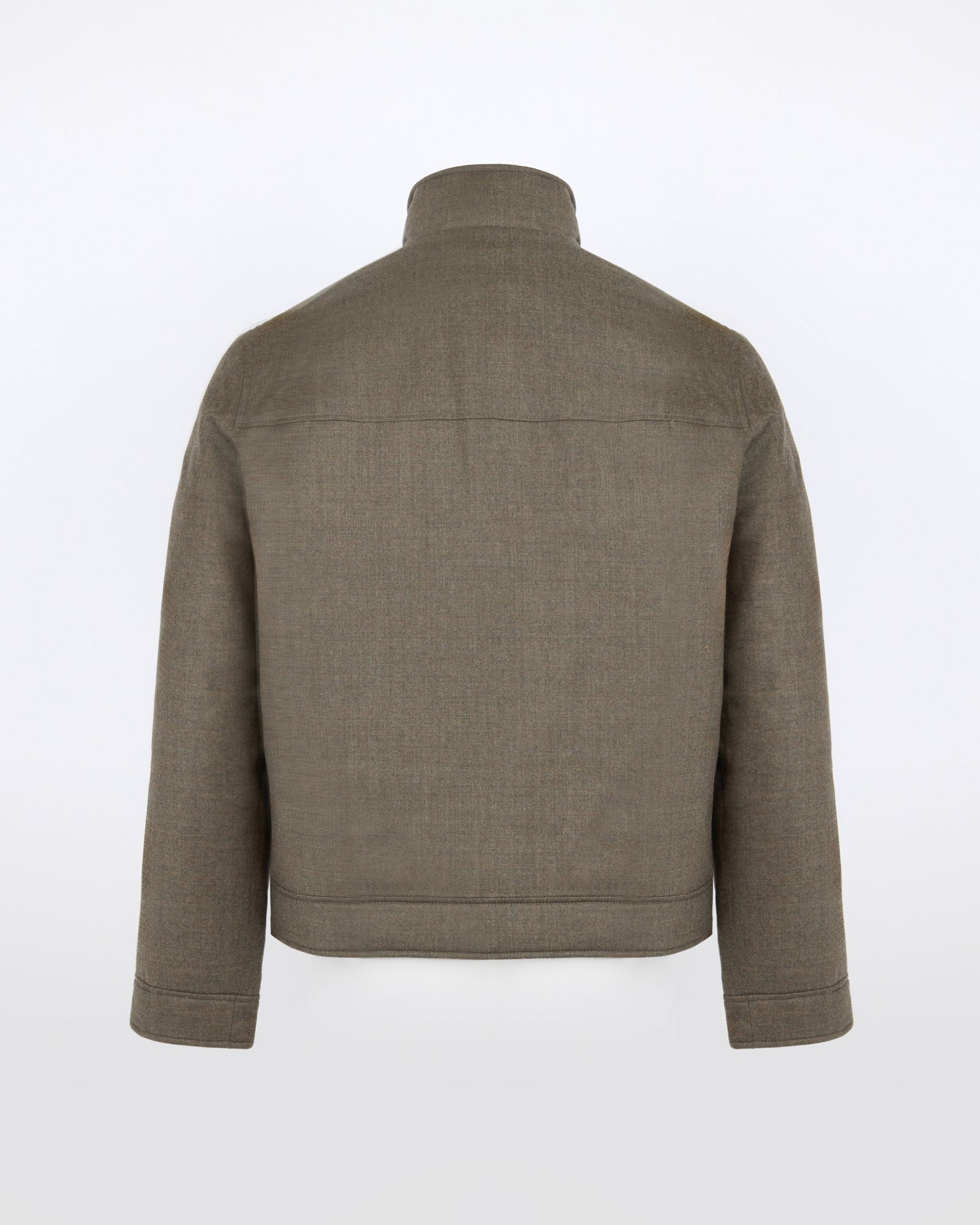 Down jacket in Loro Piana waterproof fabric with plucked mink fur trim - Yves Salomon - New Fall/Winter Collection