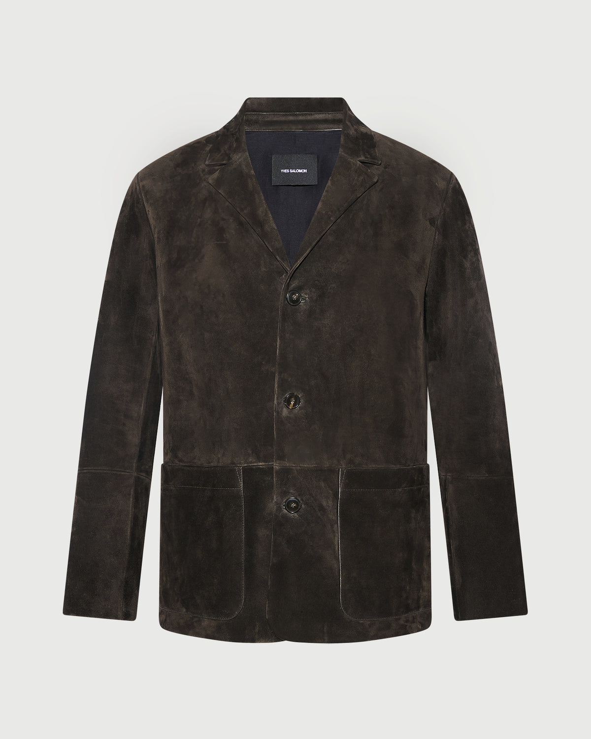 Suede calfskin leather blazer - Yves Salomon - New Fall/Winter Collection