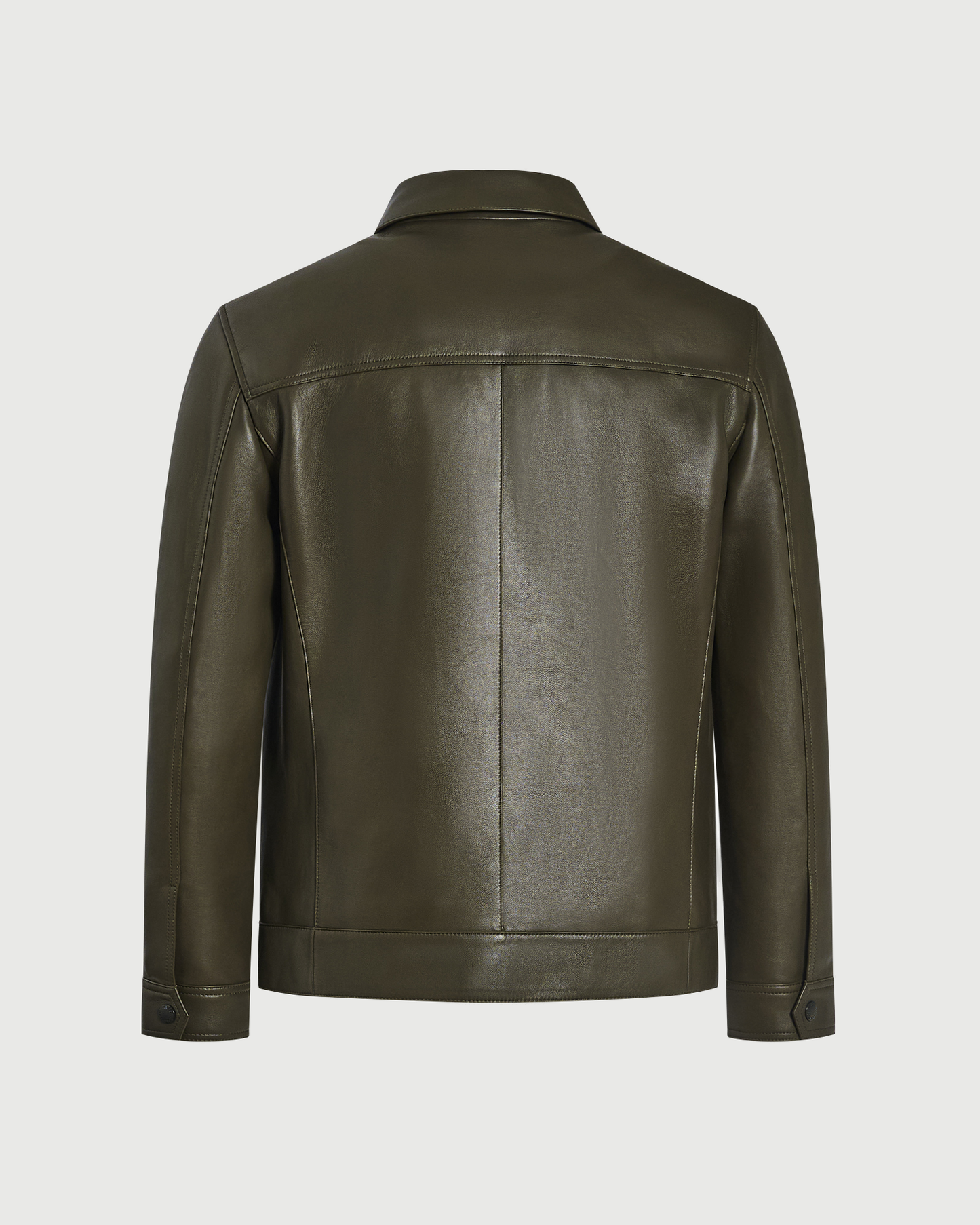 Fitted lambskin leather jacket - Yves Salomon - New Fall Winter Collection